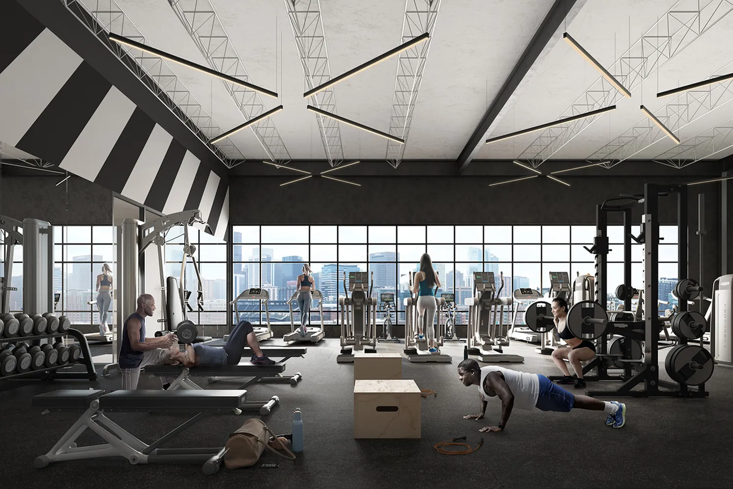 Cutting Edge Fitness Center | Apartment Homes for rent in Denver, CO | X Denver