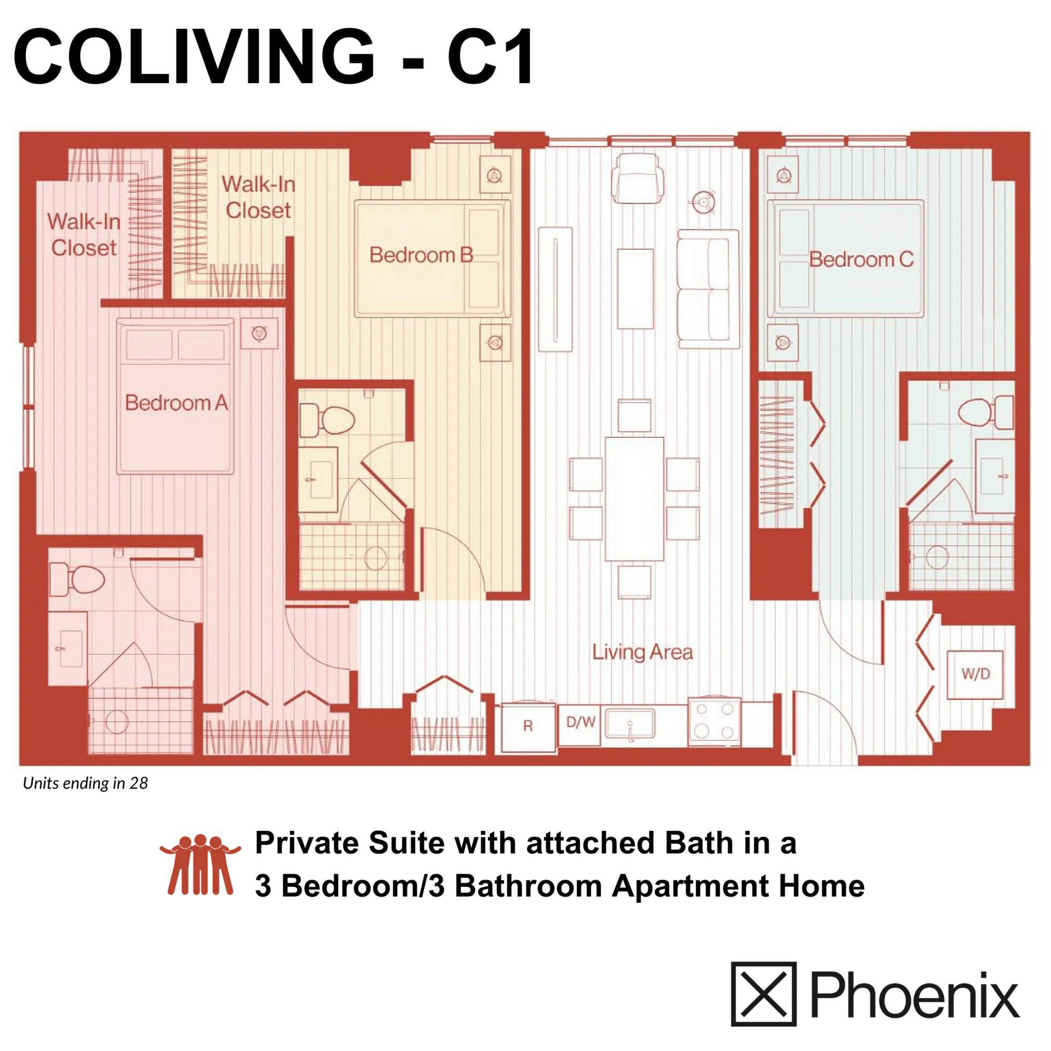 Coliving C1 | X Phoenix | Located in Phoenix, AZ