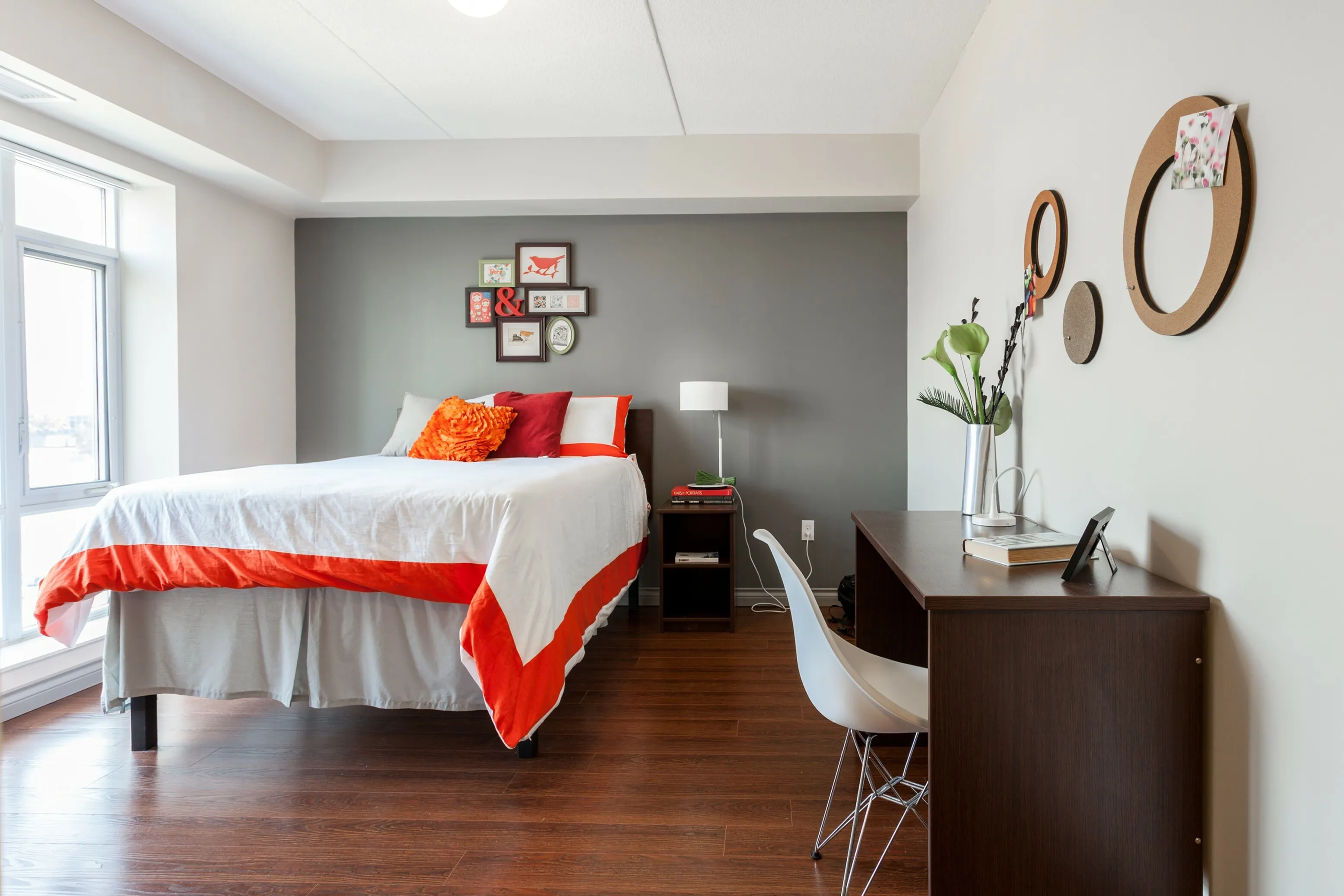 furnished bedroom