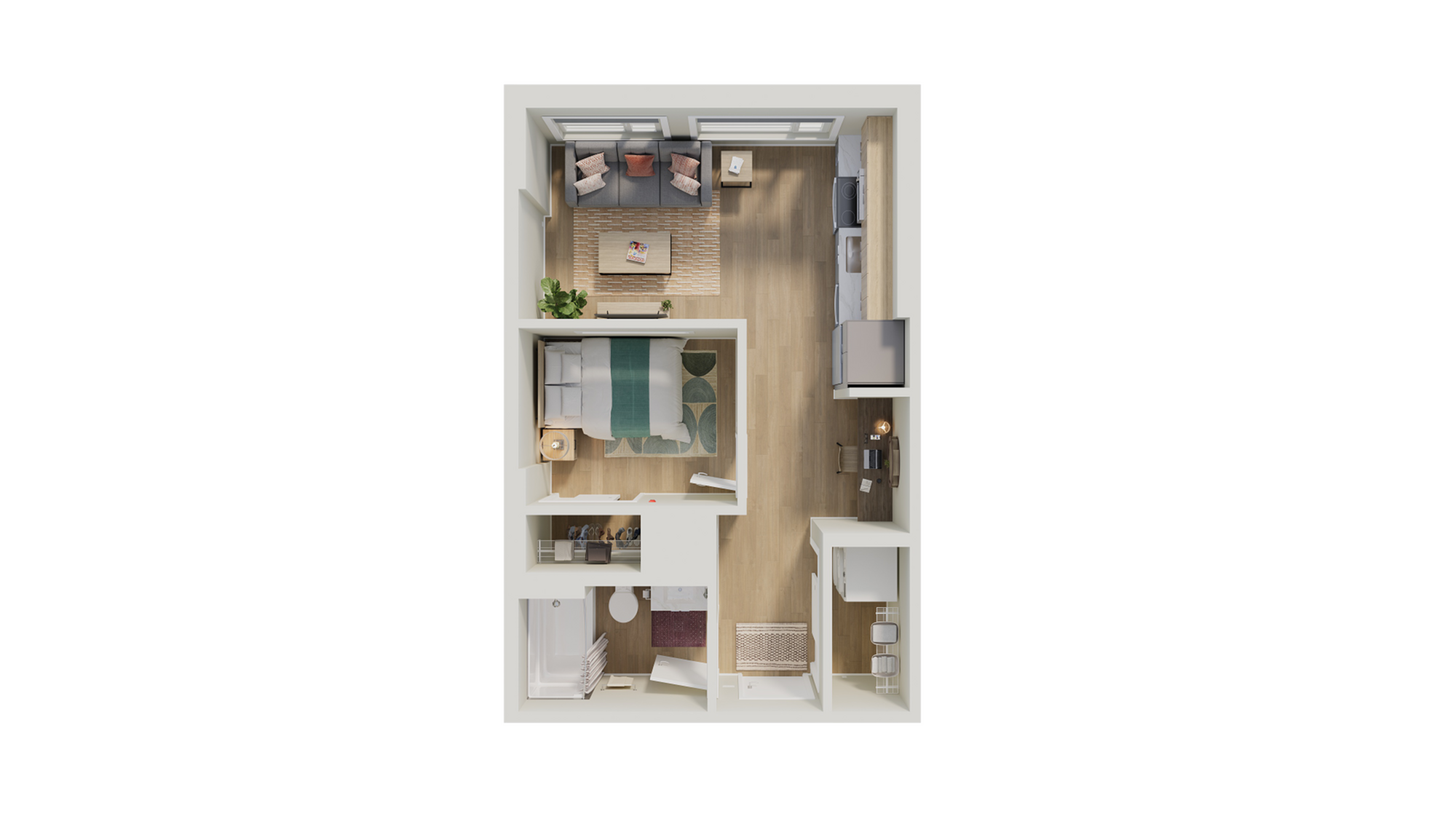 Thesis - One-Bedroom Floorplan