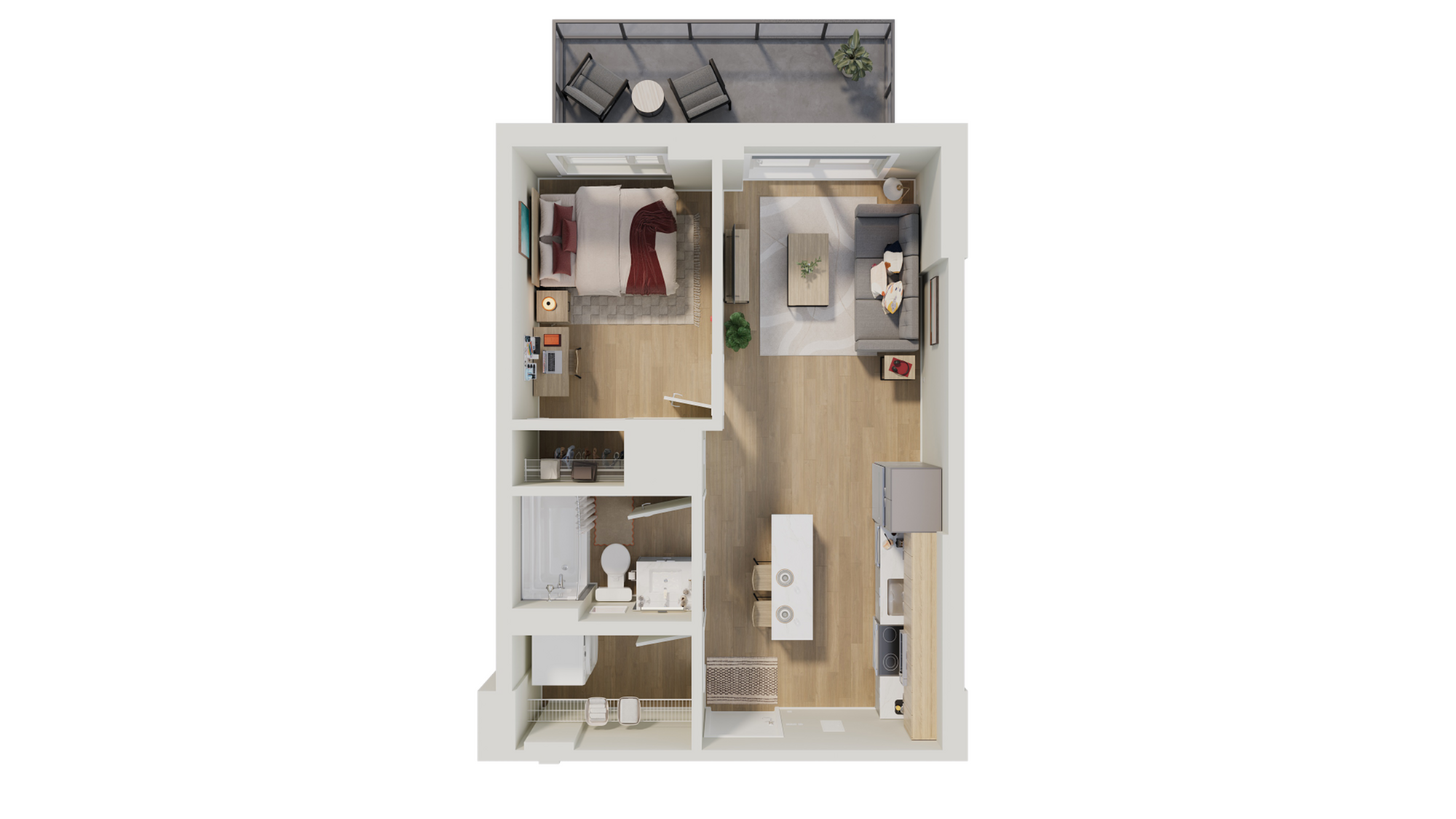 Thesis - One-Bedroom Floorplan