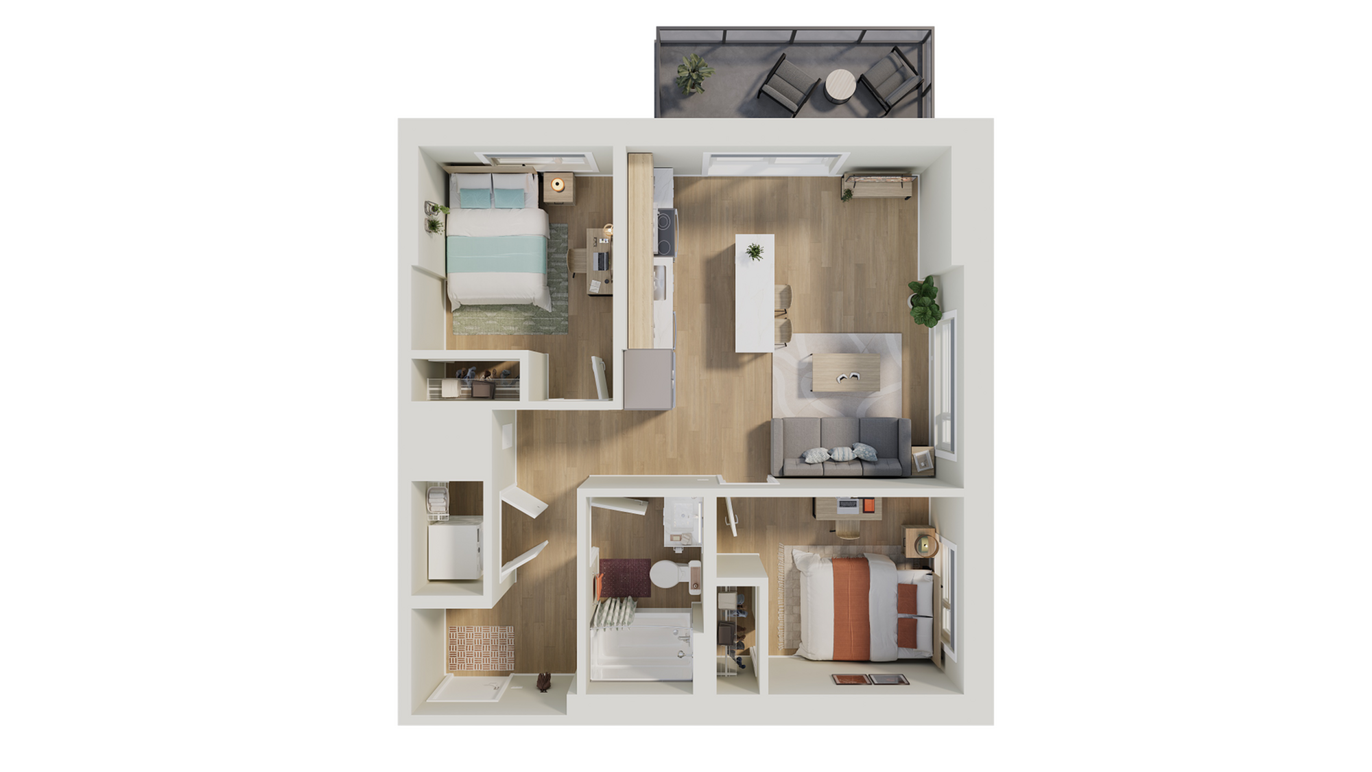 Thesis - Two-Bedroom Floorplan