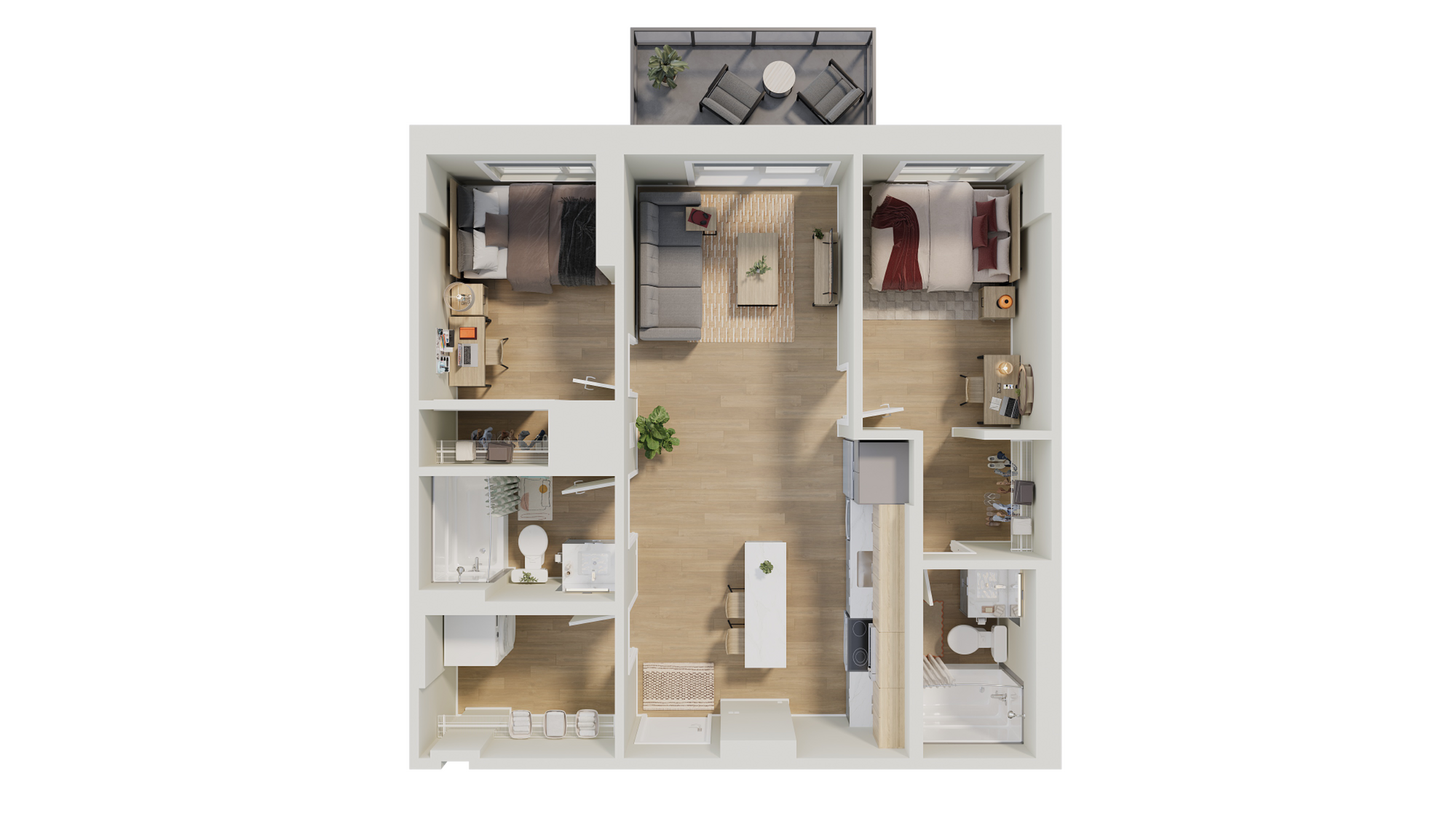 Thesis - Two-Bedroom Floor Plan