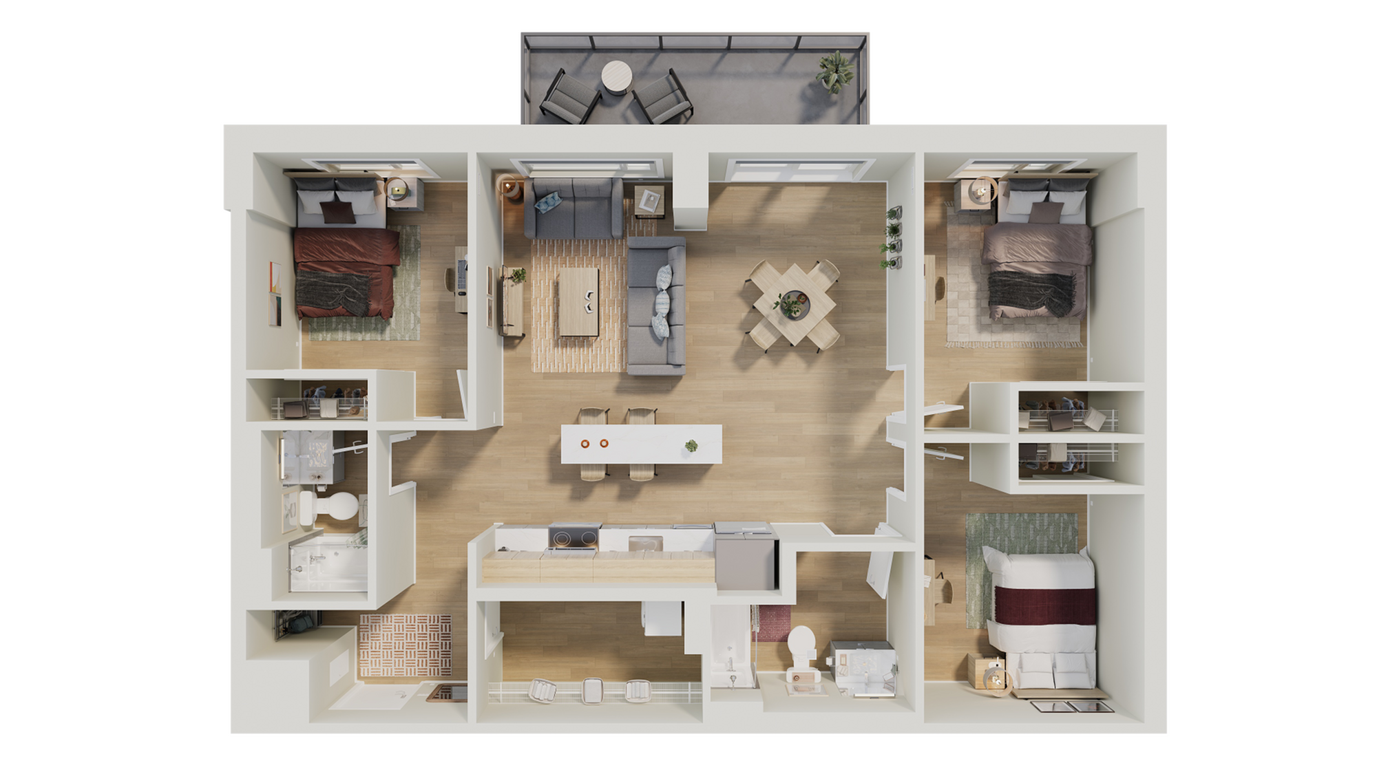 Thesis - Two Bedroom Floorplan