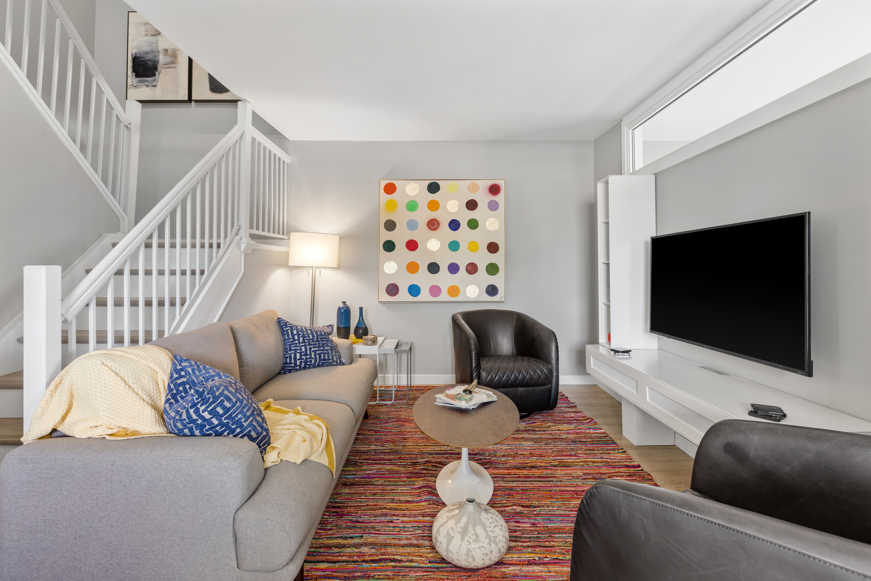fully furnished living room