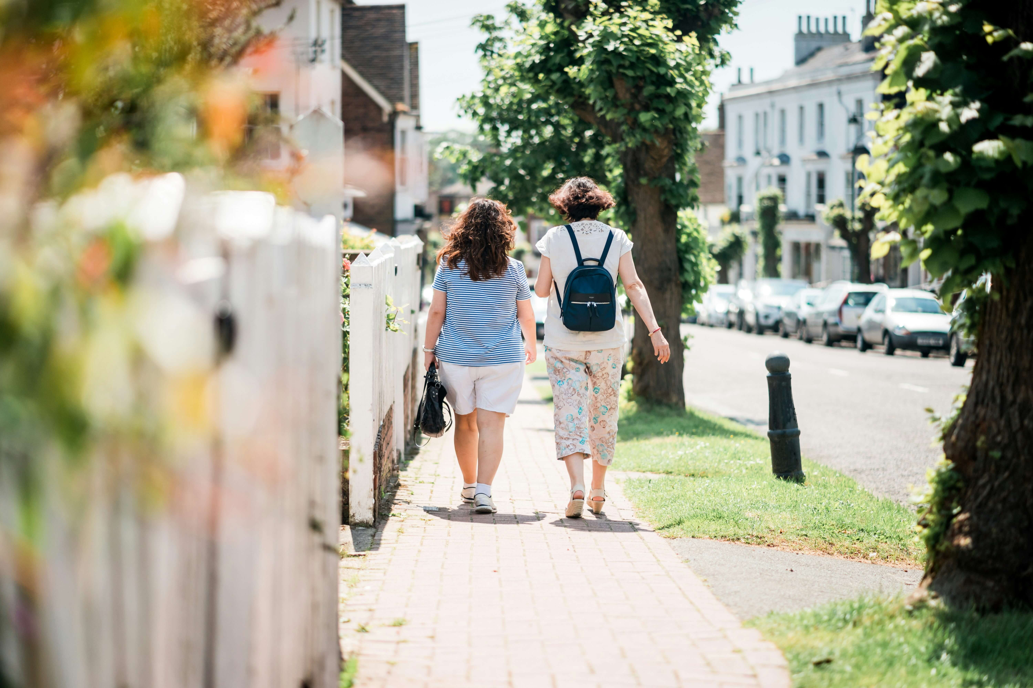 Friends Walking