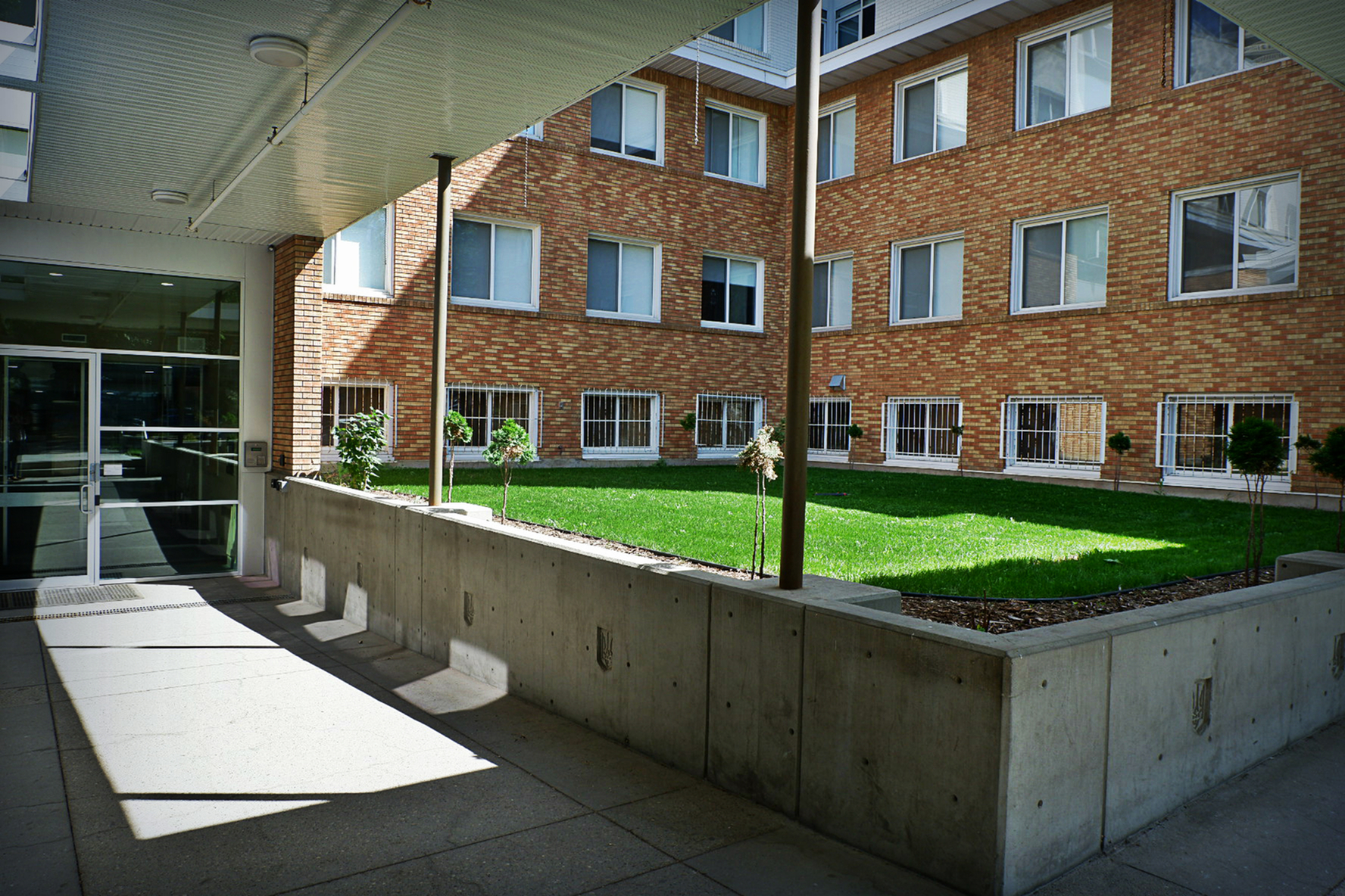 Outdoor courtyard