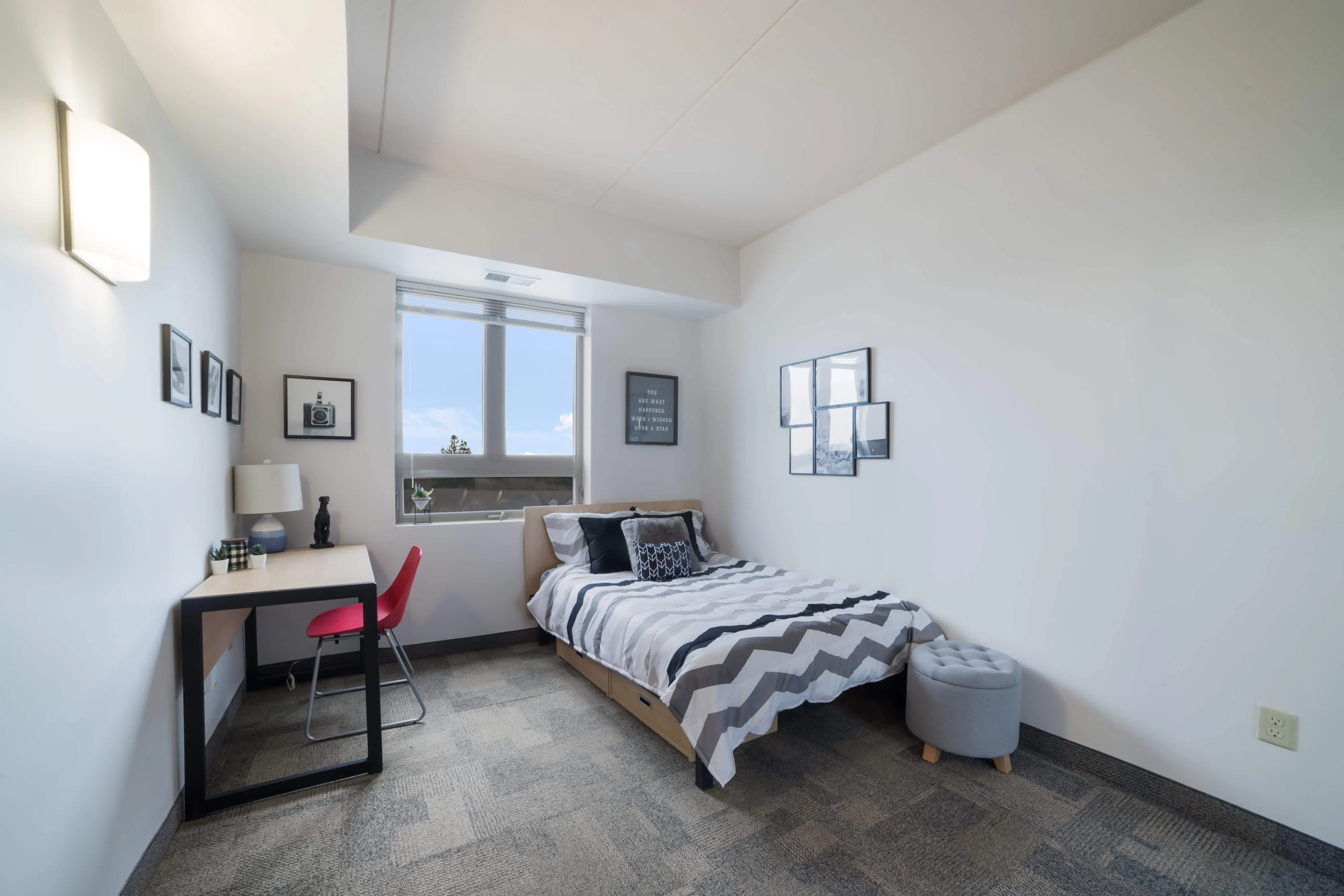 furnished bedroom