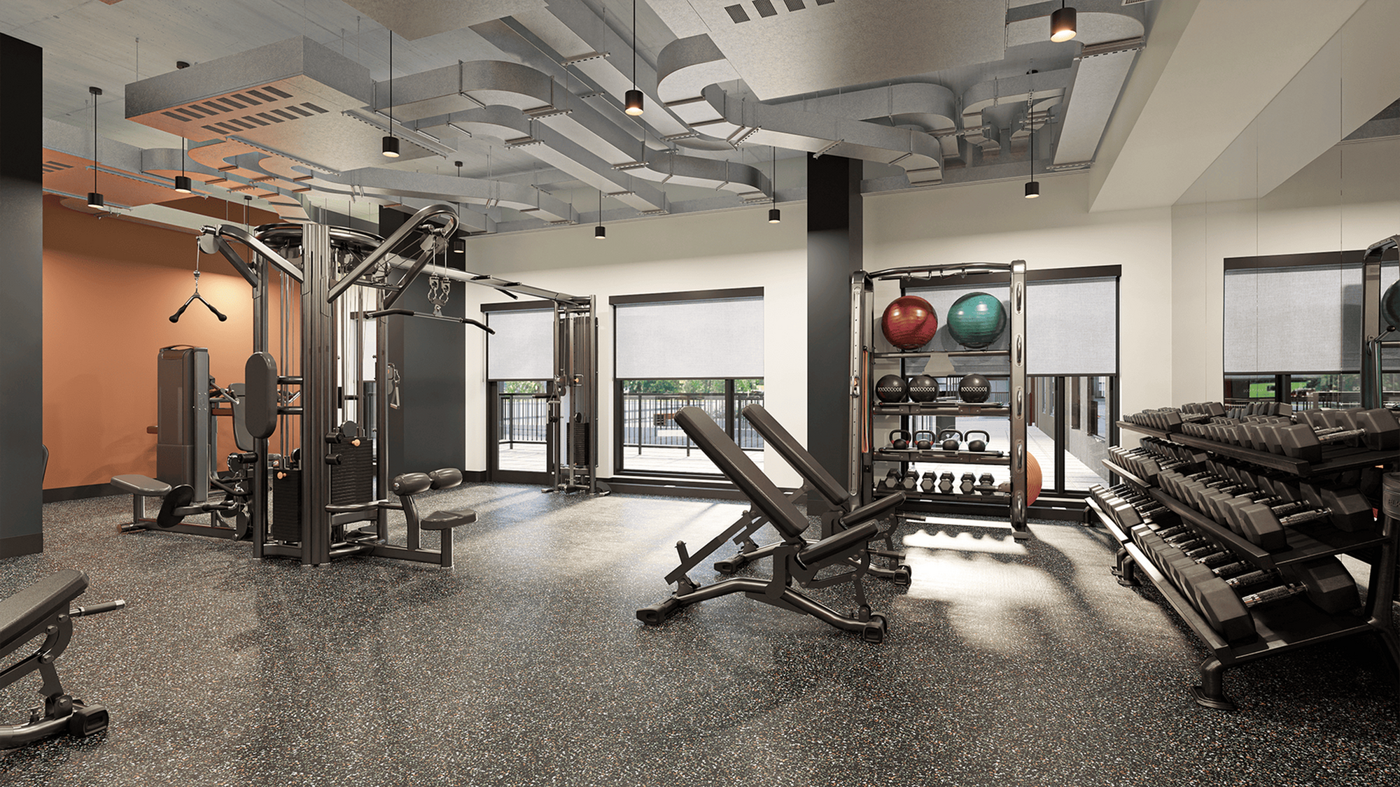 Modern Gym Interior