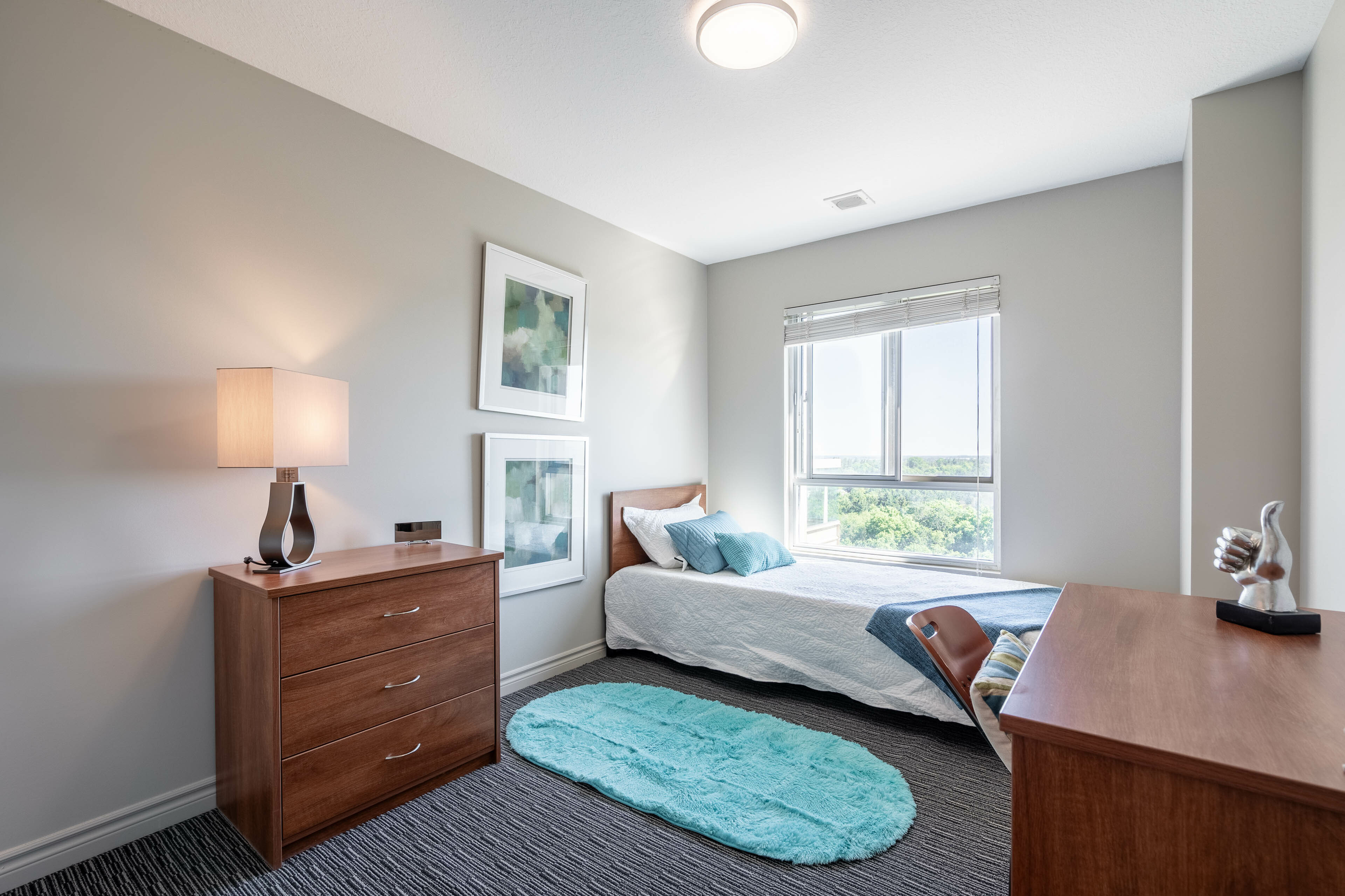 Bright Bedroom with Window