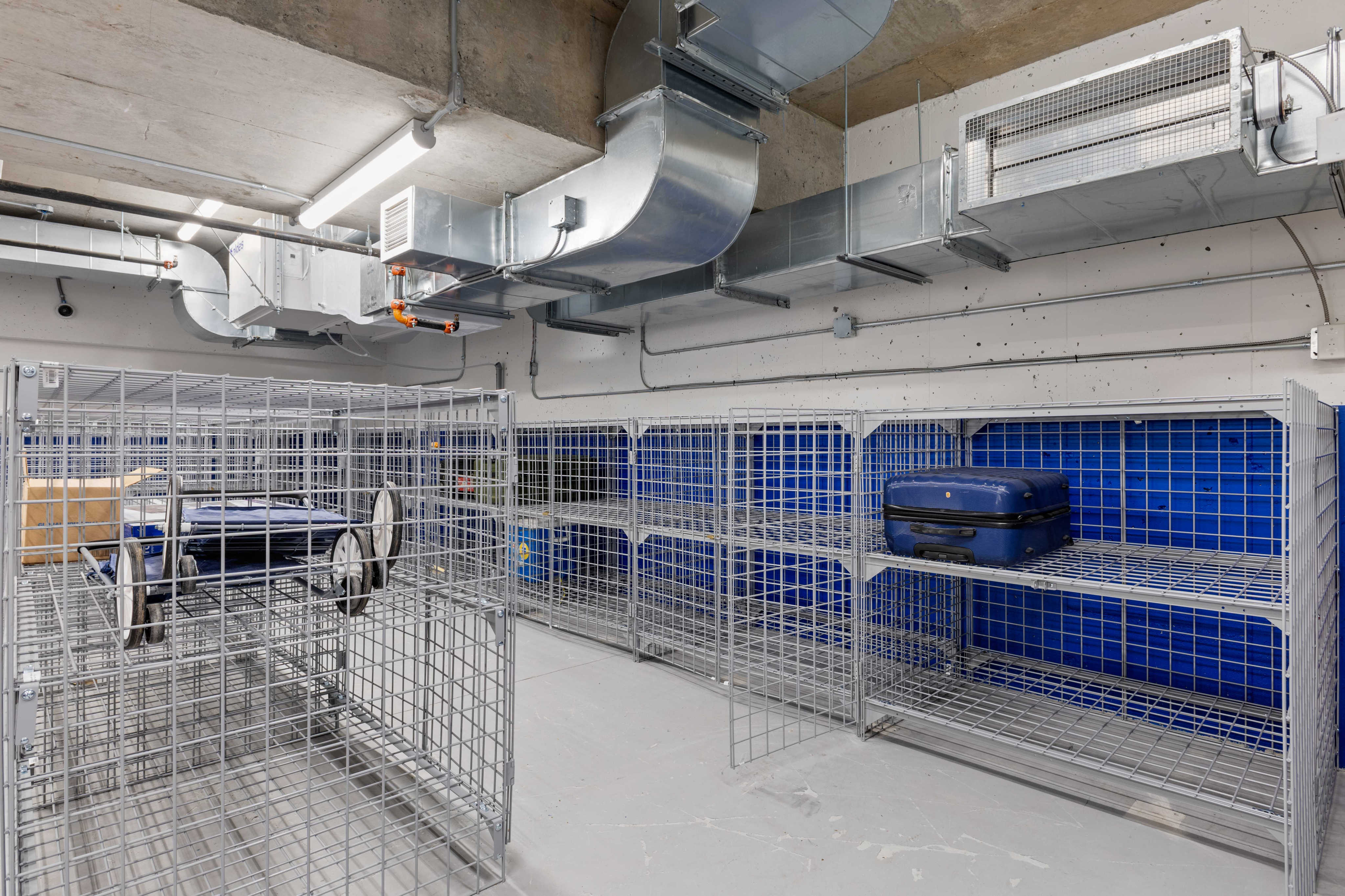 Storage Area with Cages