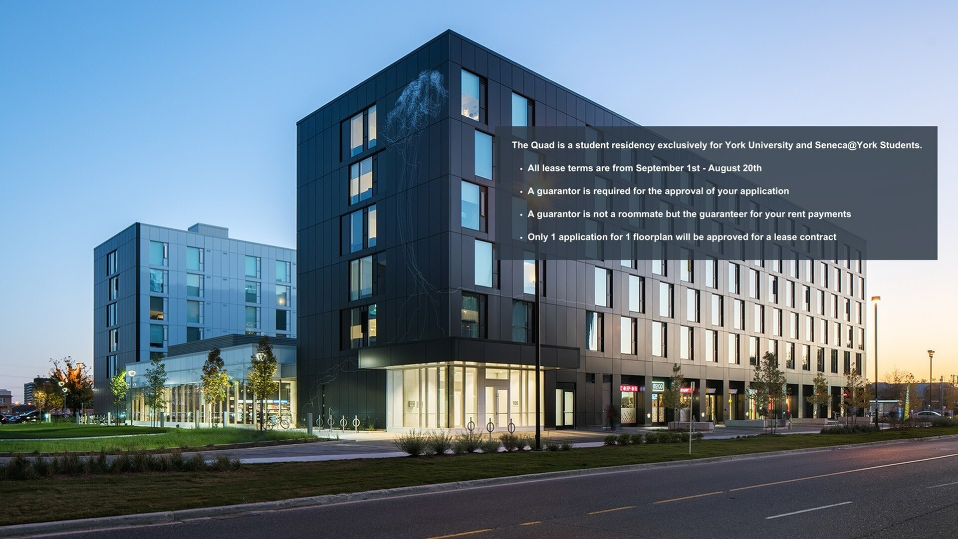 Quad Furnished Student Housing Phase 2 exterior