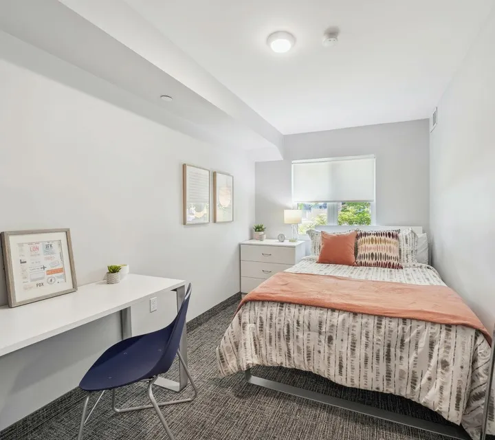 furnished bedroom
