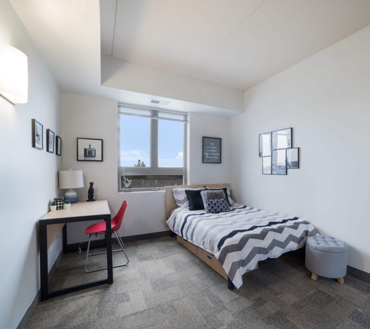 furnished bedroom
