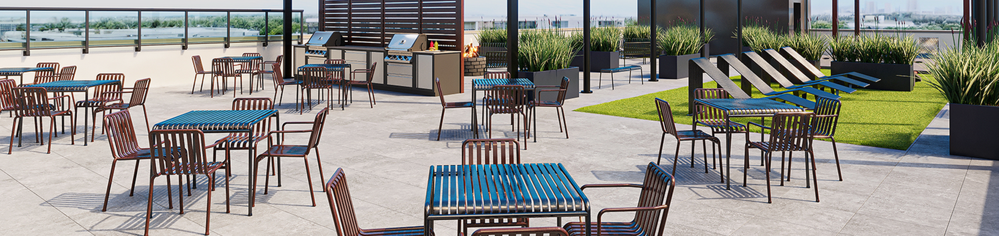 Rooftop Seating Area