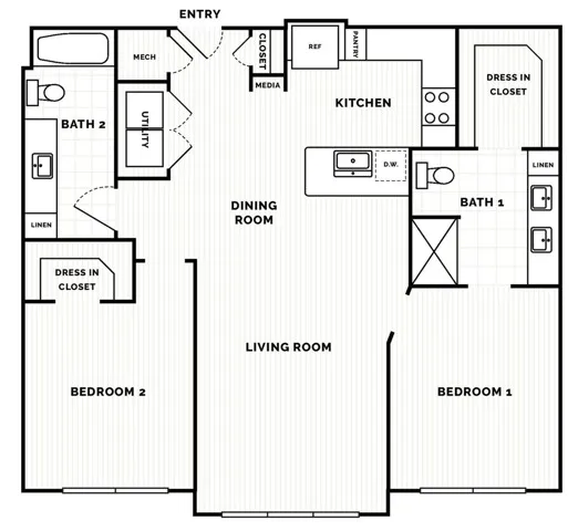 T-C1 Floor Plan