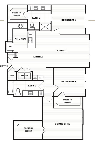 T-D Floor Plan