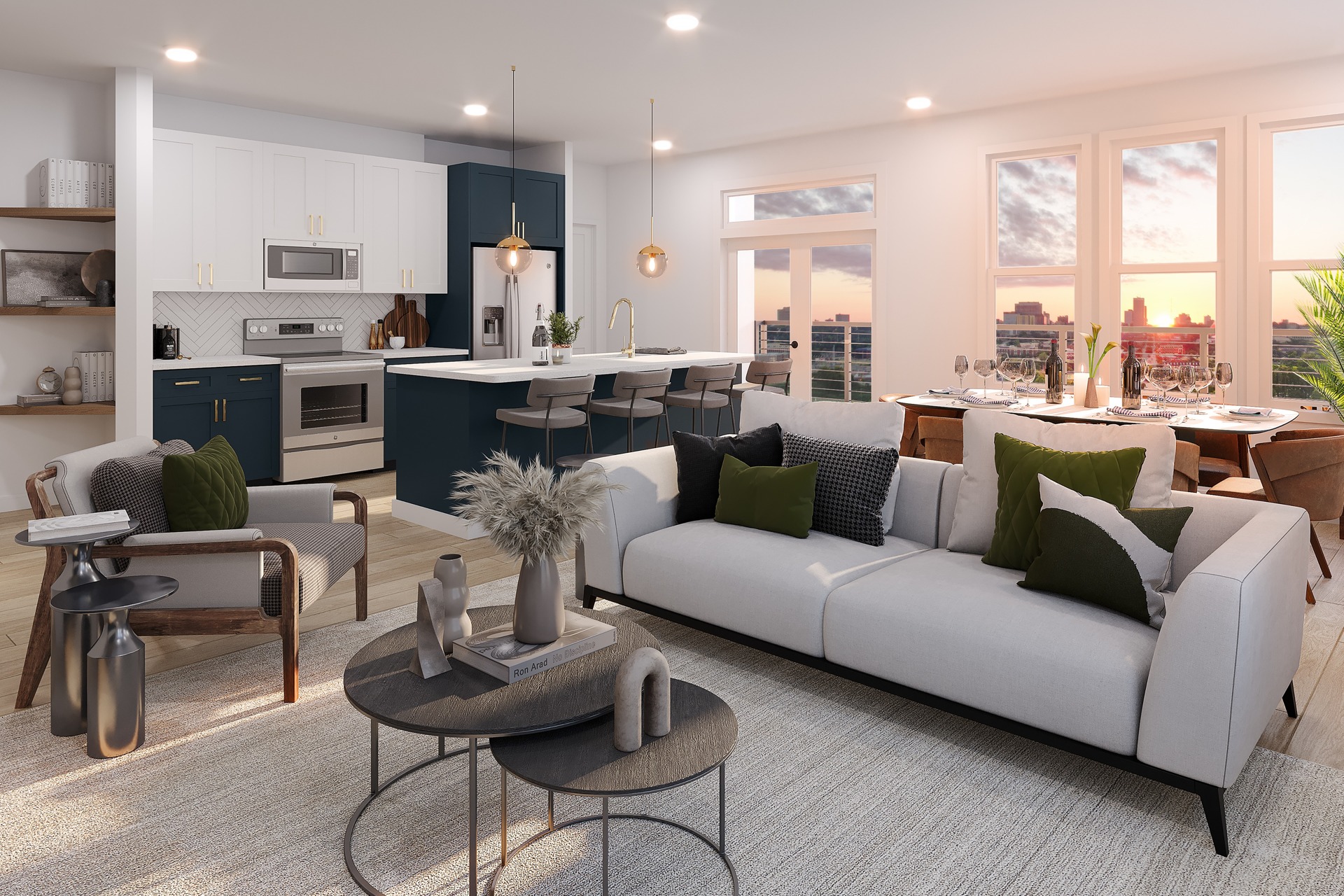 4 West Interior Home Rendering