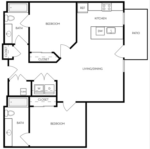 Floor Plans | City Garden Apartments | Ogden Apartments