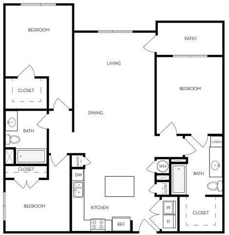 Vanderbilt Unit Floorplan