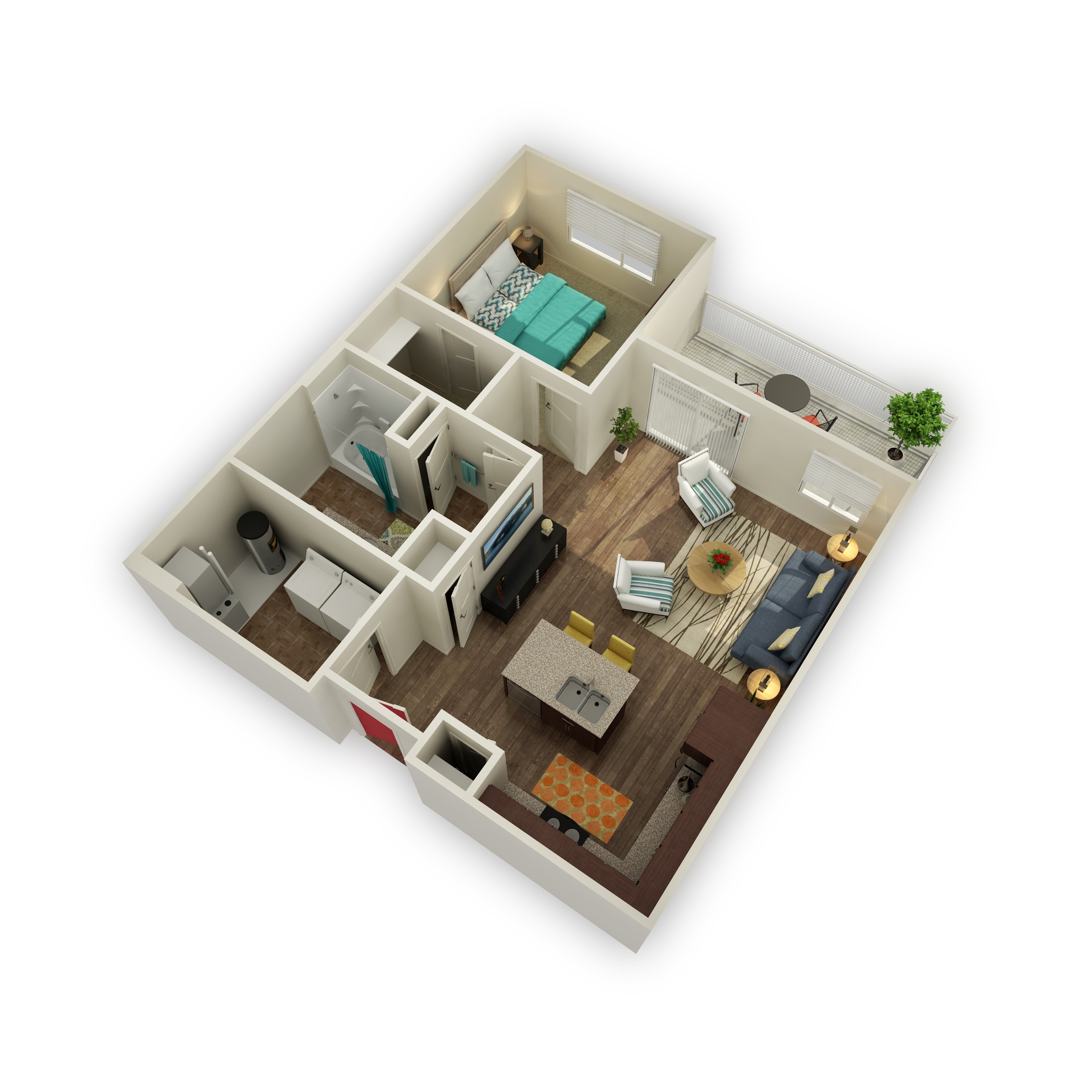 Pierpont 1 Bed Apartment Eaglewood Lofts