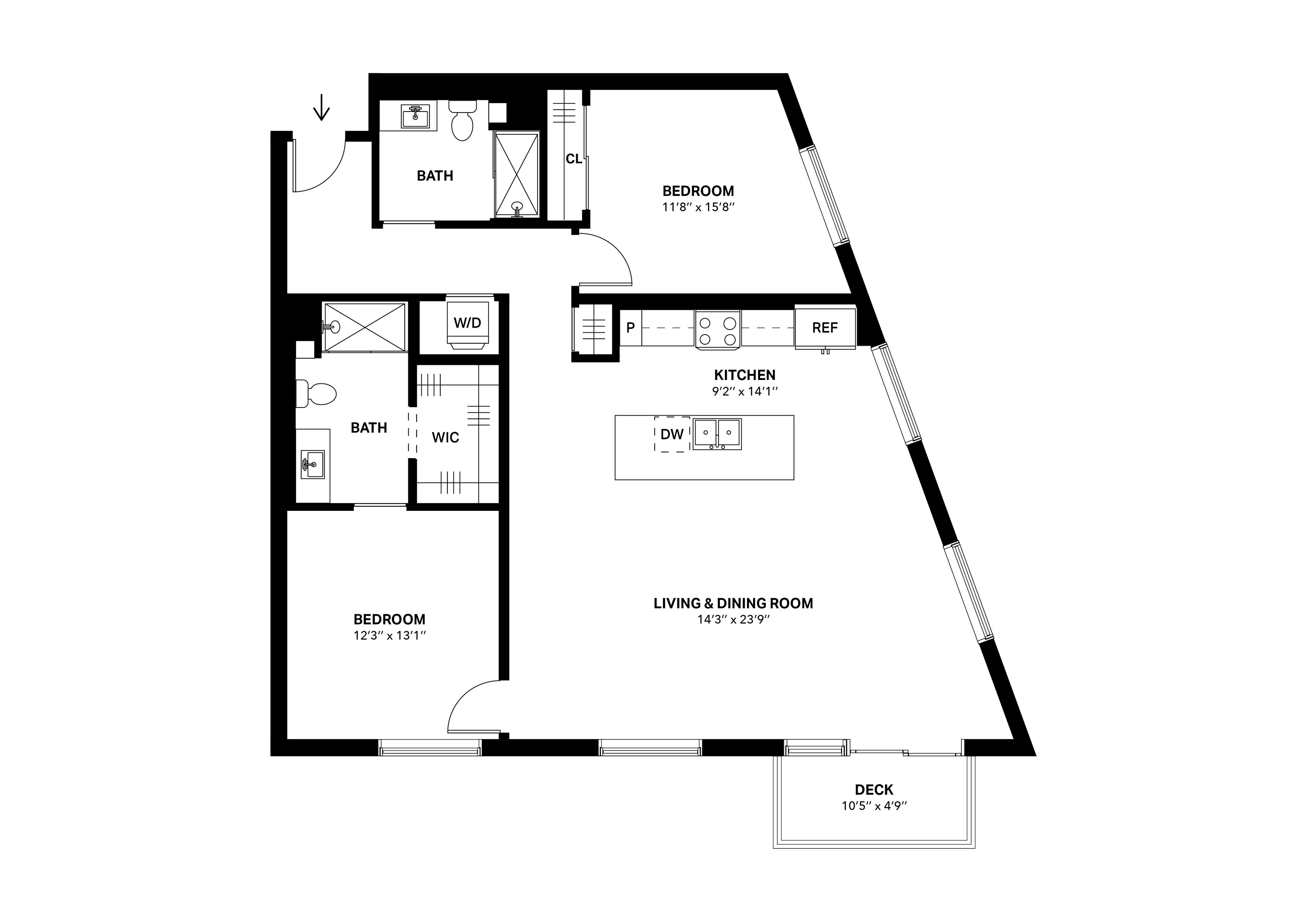 Selene 2D (Penthouse) 2x2 View 1