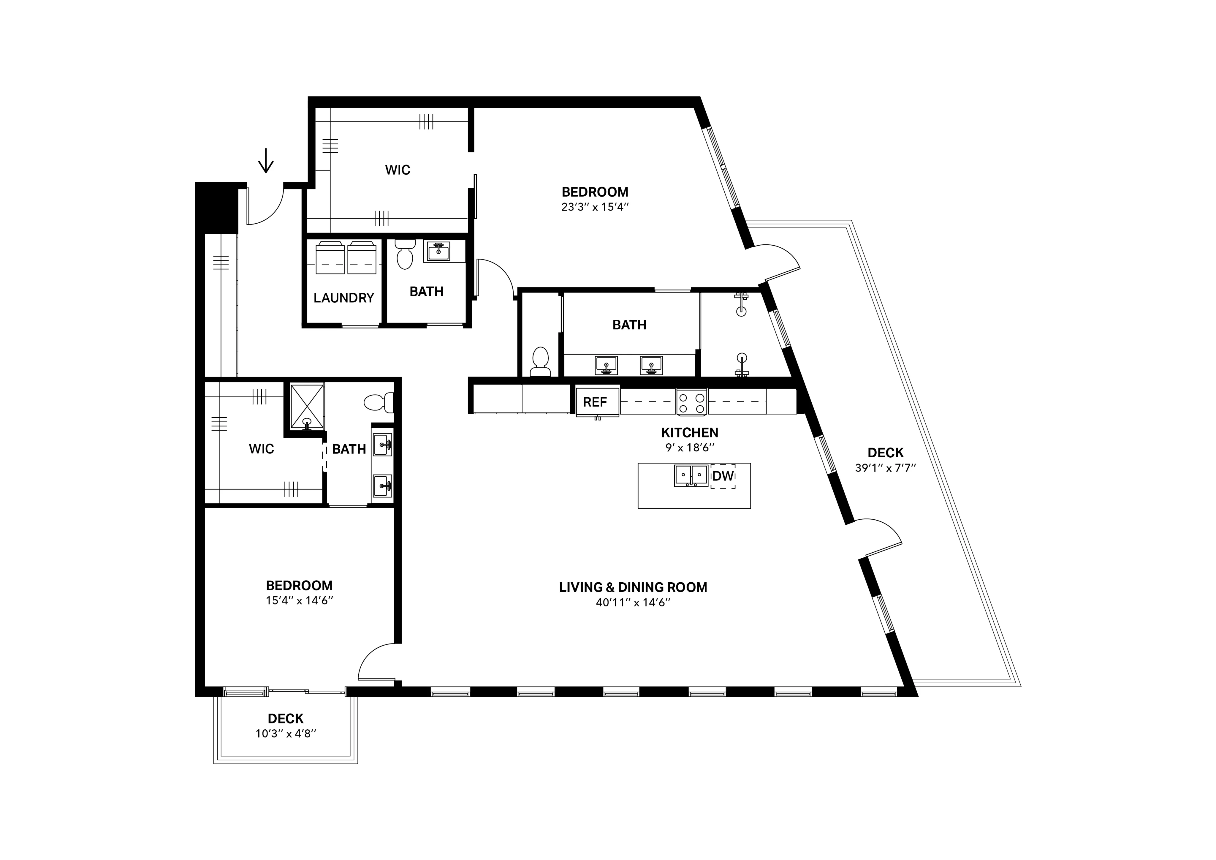Crest 2D (Penthouse) 2x2 View 1