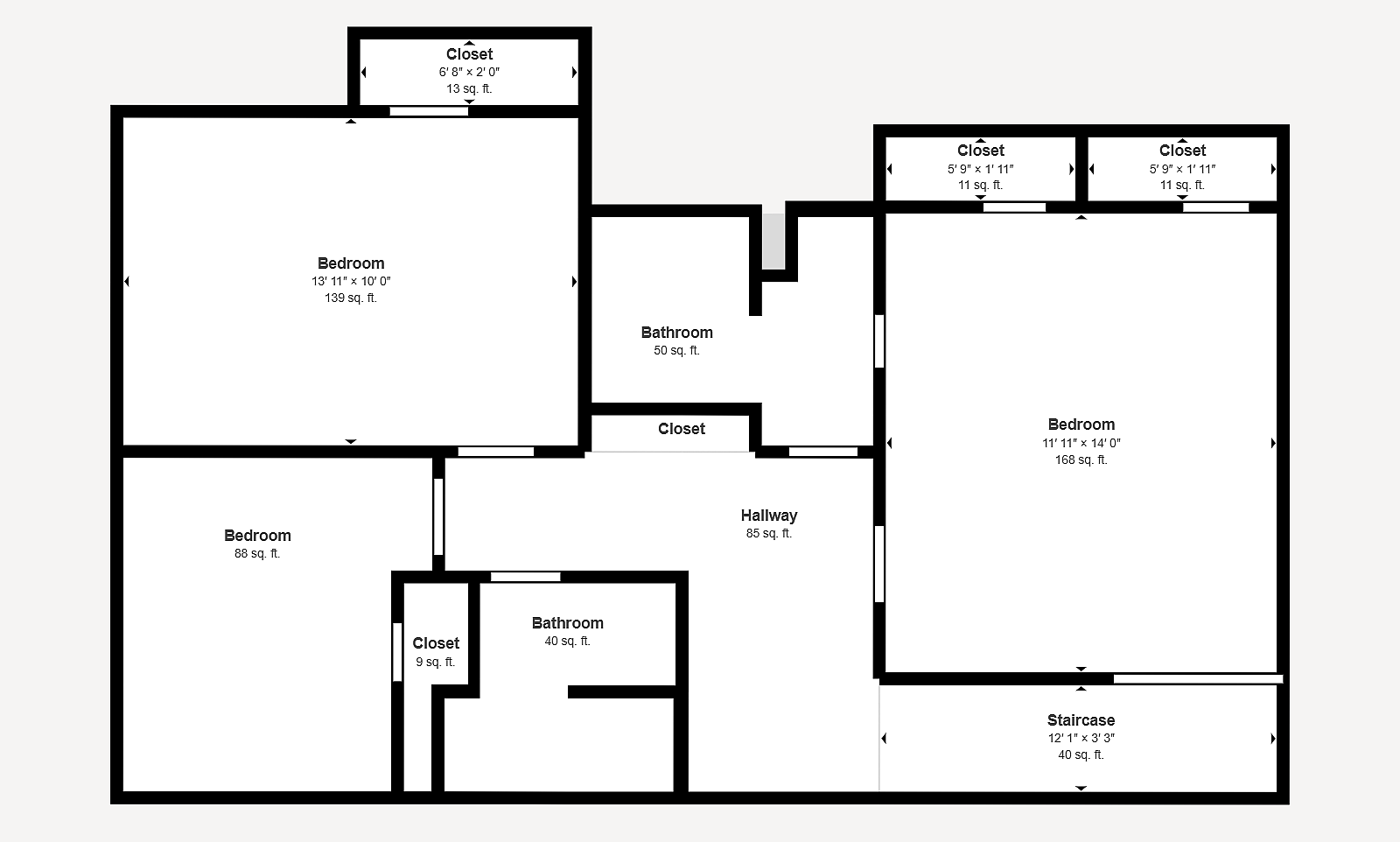 3 Bed / 2 Bath - Floor 2 | Stone Creek Village