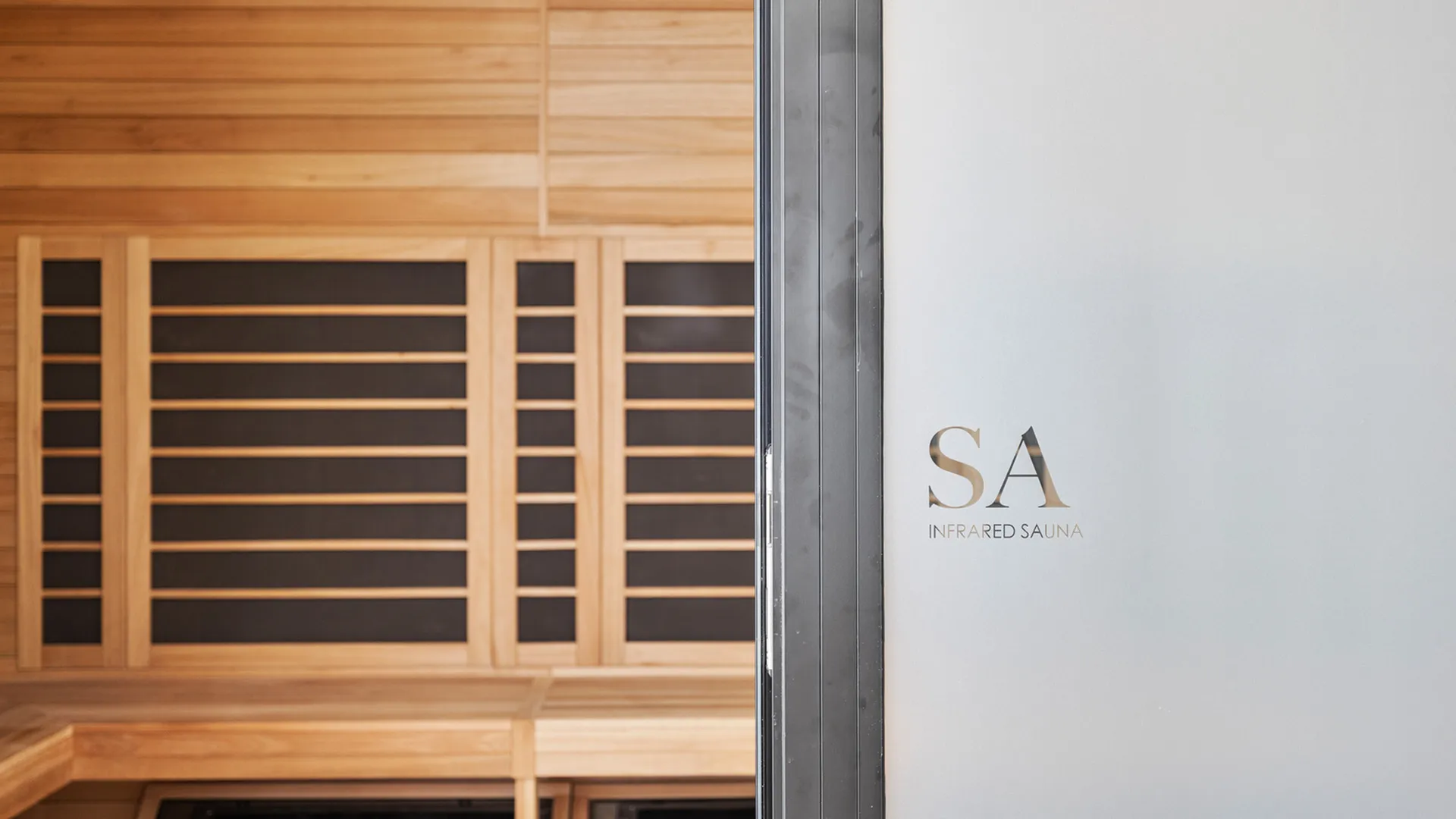 Infrared sauna for relaxation and wellness, offering a soothing space to unwind and enhance recovery.