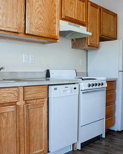 Providence Studio Apartment Kitchen