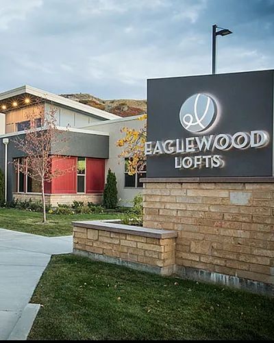 Eaglewood Lofts Apartments Sign | North Salt Lake Apartments