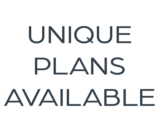 Promotional message reading \'Unique Plans Available\' in bold text.