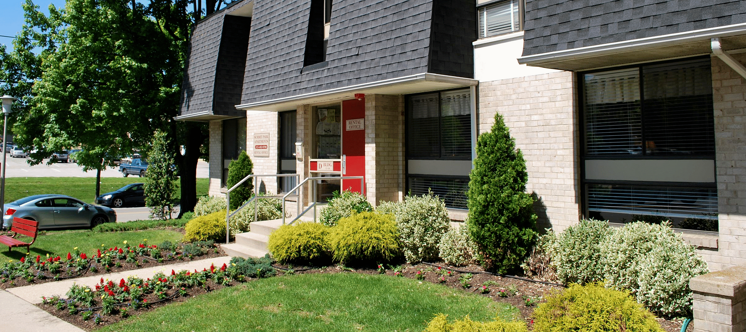 Summit Park Apartments with balconies and brick exterior design