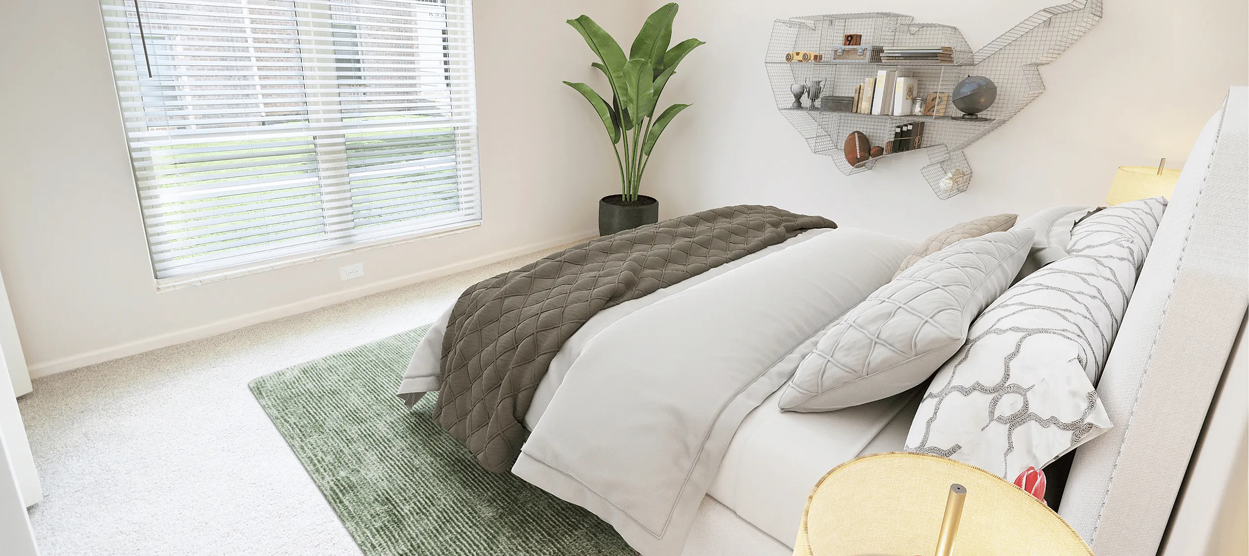 Interior of 1-bedroom apartment at Woodmere Apartments in Roxborough