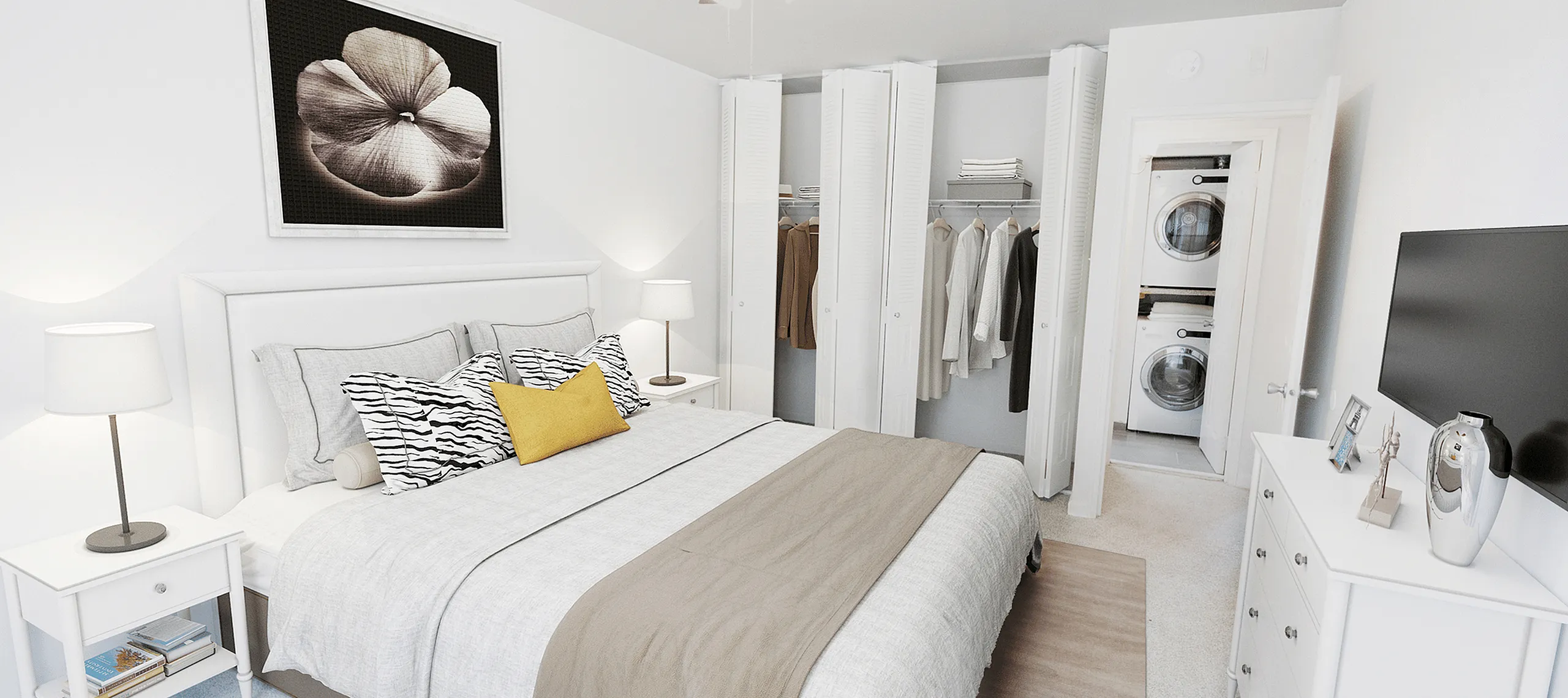 Spacious 1-bedroom layout at Woodmere Apartments