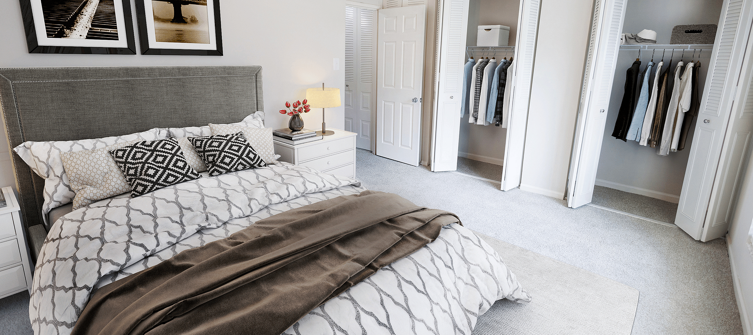 2-bedroom apartment interior at Woodmere Apartments in Roxborough