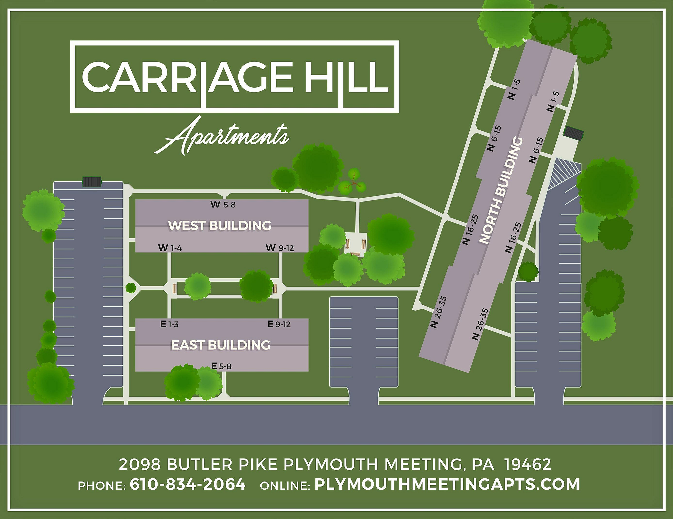 Carriage Hill Map