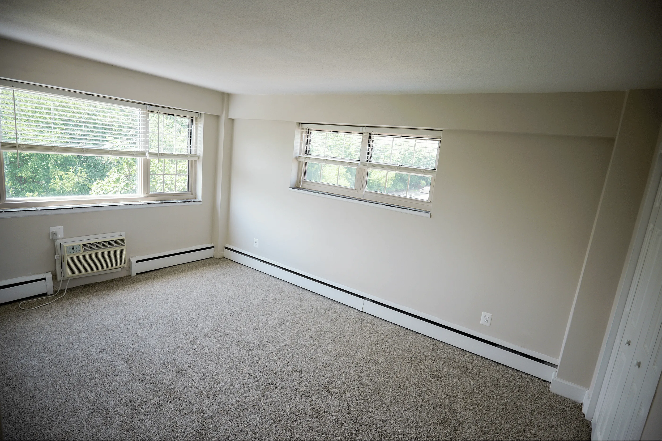 Spacious one‑bedroom apartment floorplan at Conwyn Arms in Bryn Mawr PA
