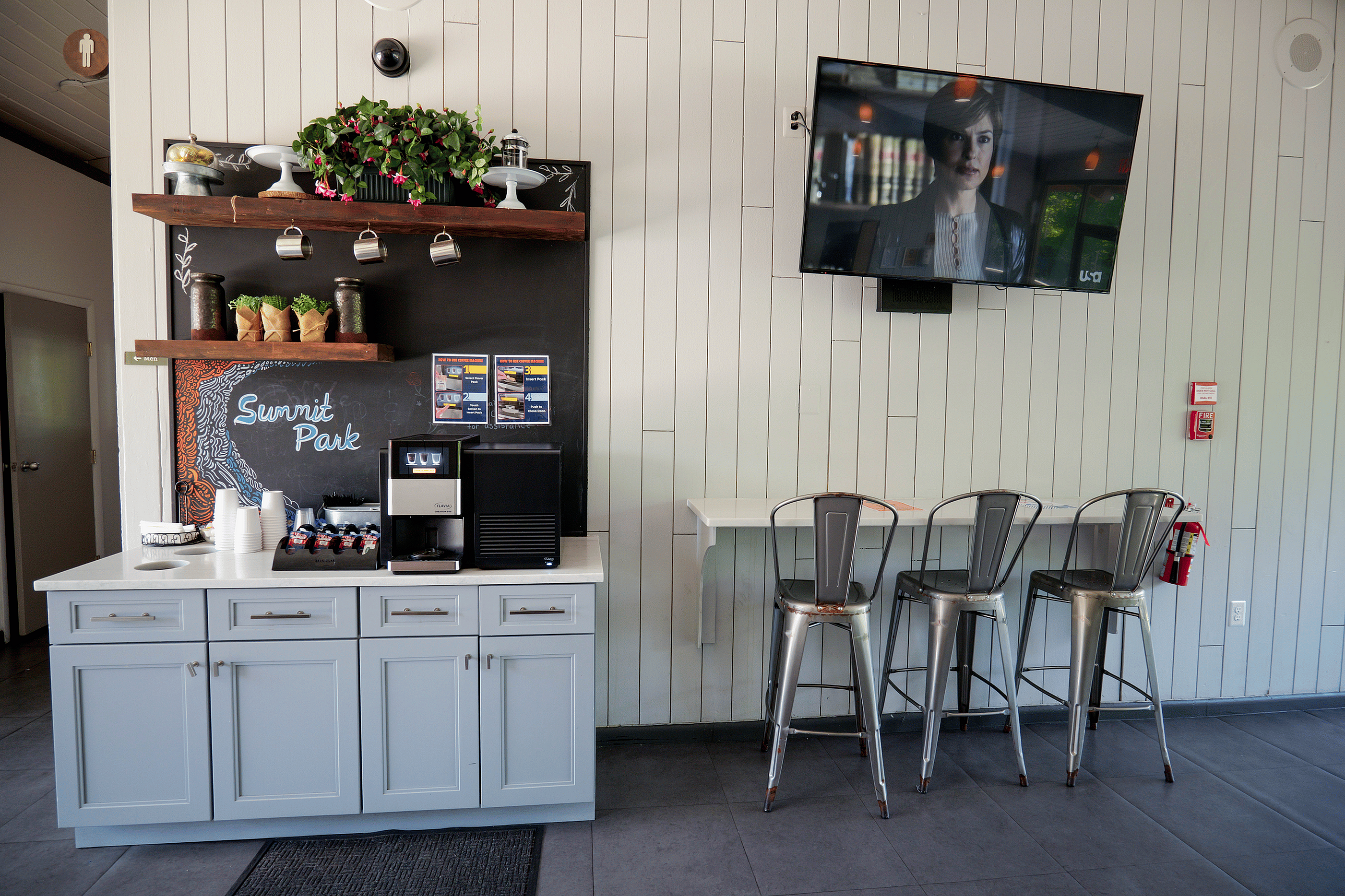 Summit Park clubhouse featuring a free resident coffee bar