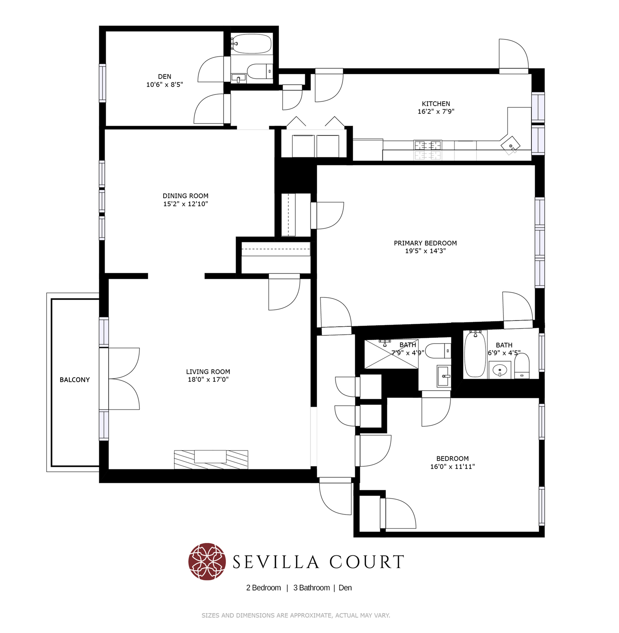 Sevilla Court 2 Bedroom 3 Bathroom Den