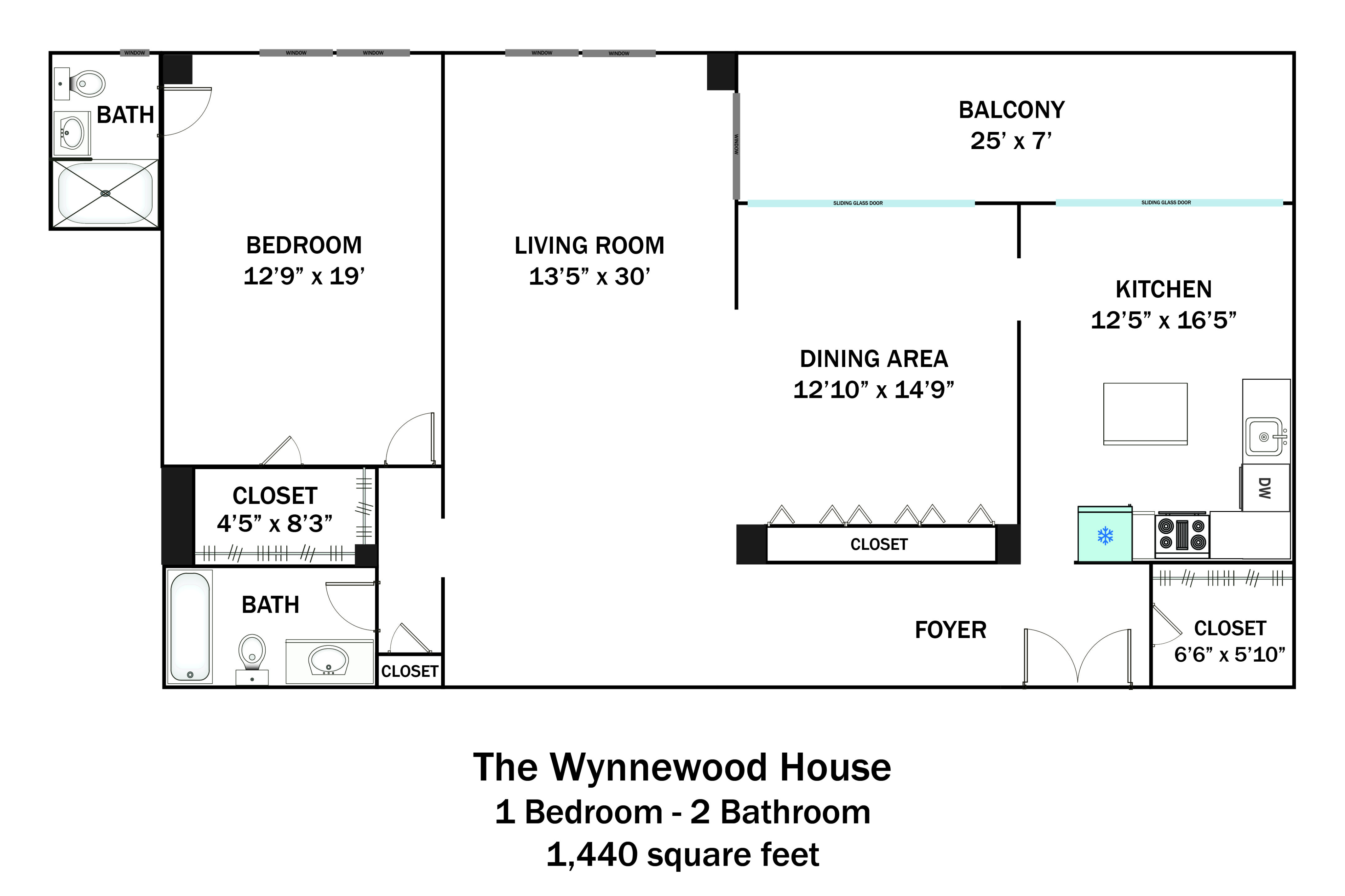 Wynnewood_1Bd2Ba_1440sqft