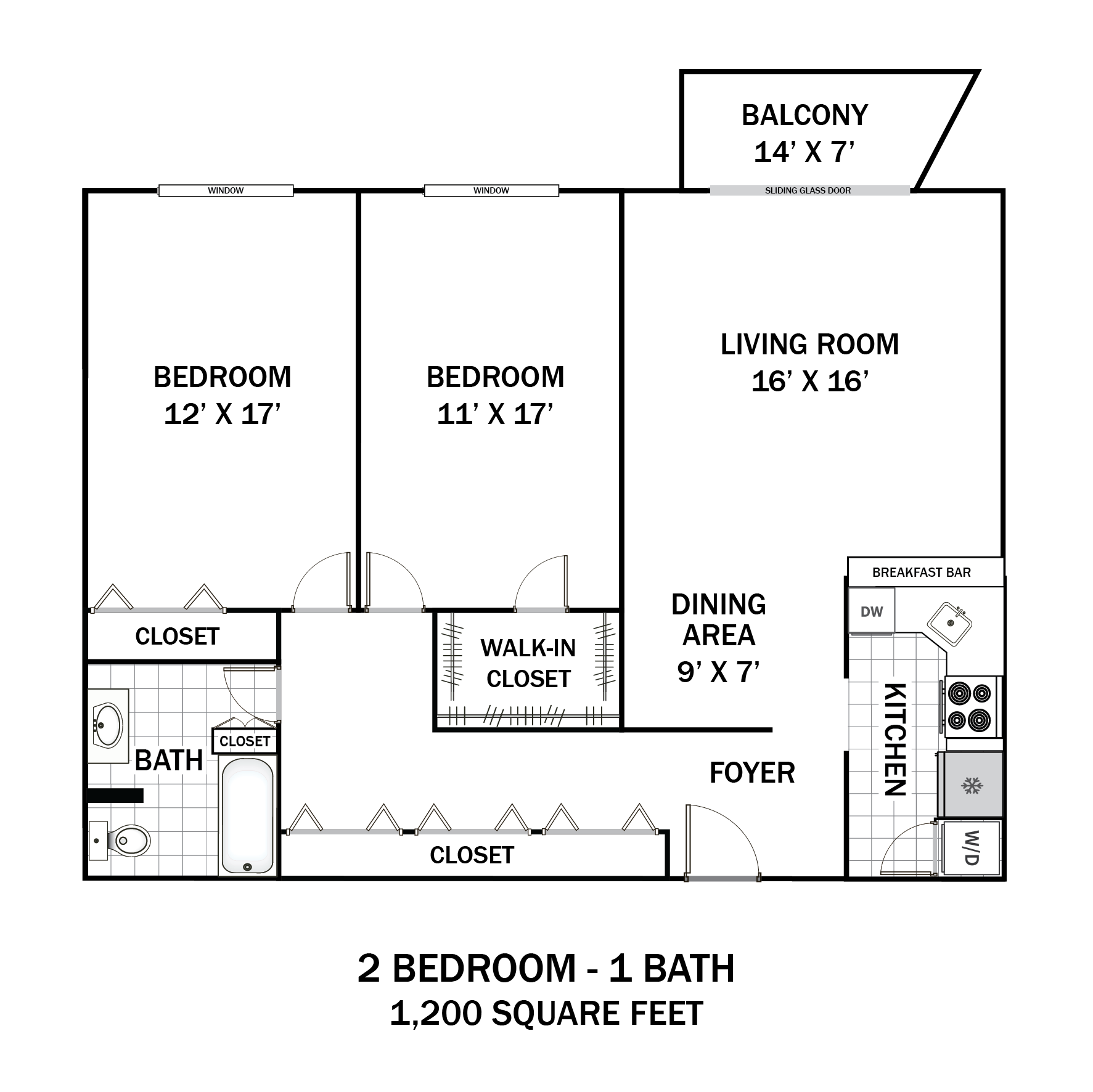 Radcliff House 2 Bd - 1 Ba Washer & Dryer