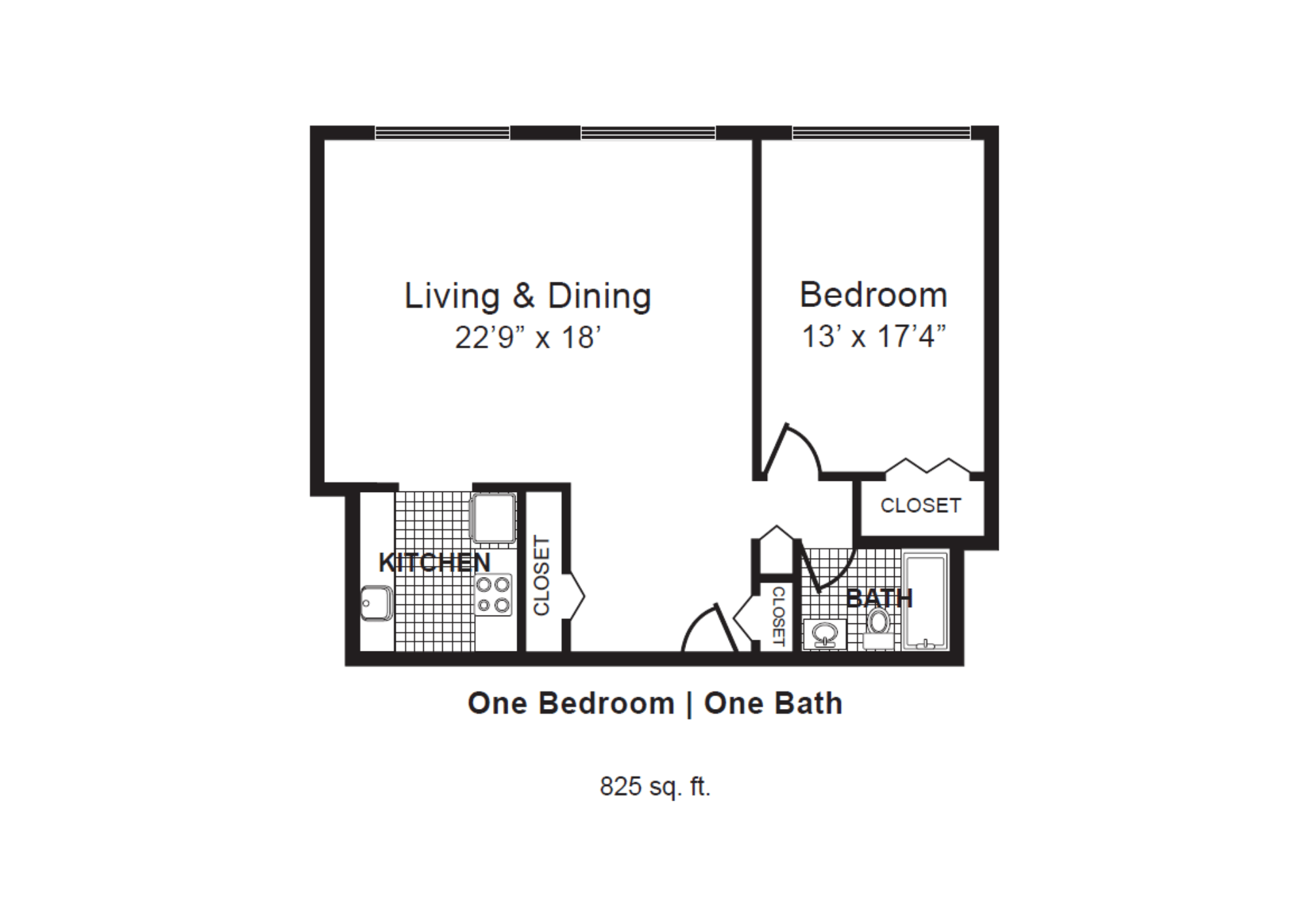 Rosemont Plaza 1 Bed l 1 Bath