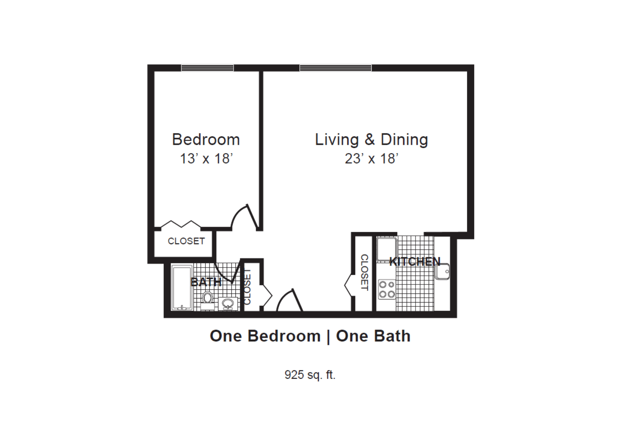 Rosemont Plaza 1 Bed l 1 Bath