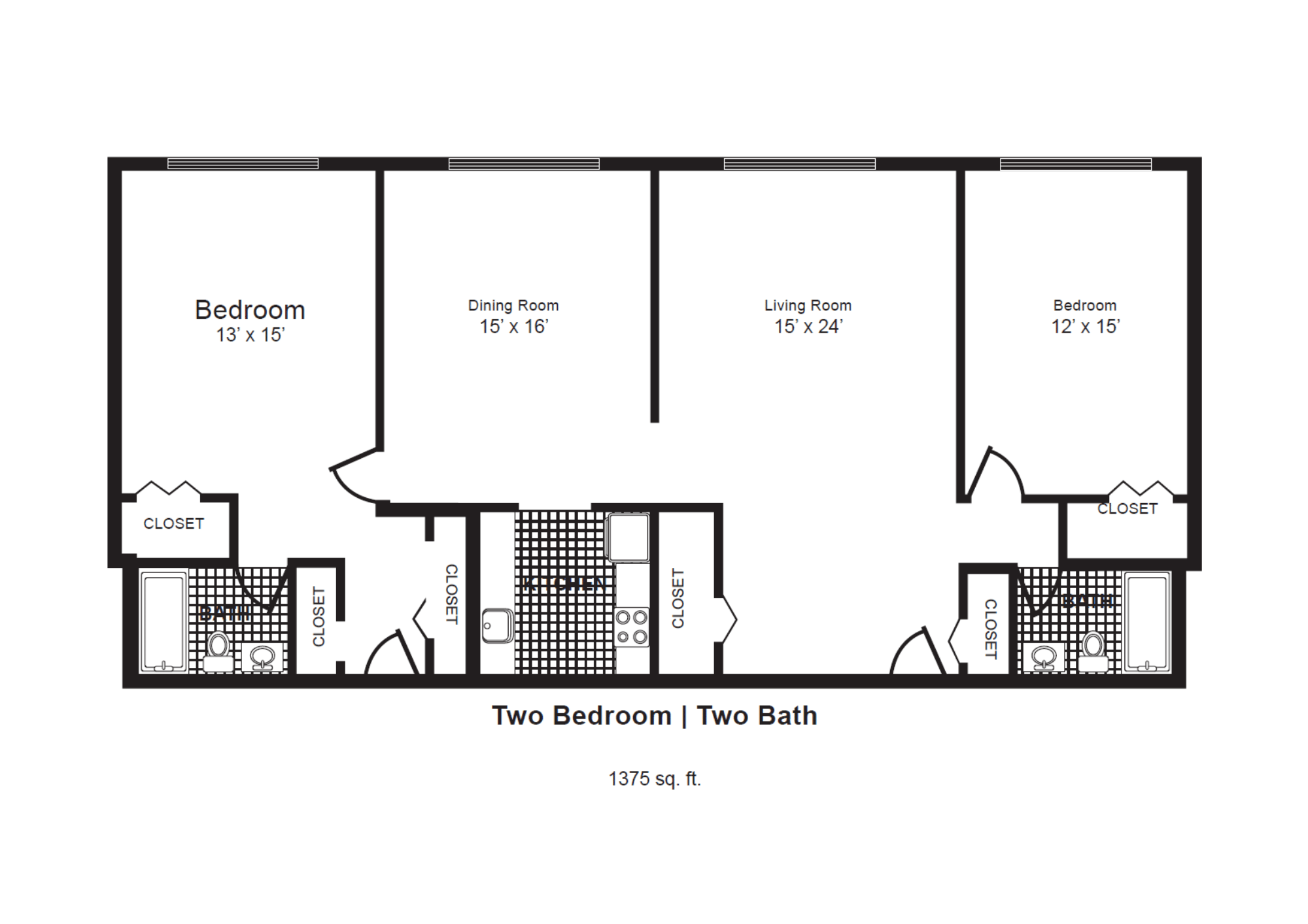 Rosemont Plaza 2 Bed l 2 Bath