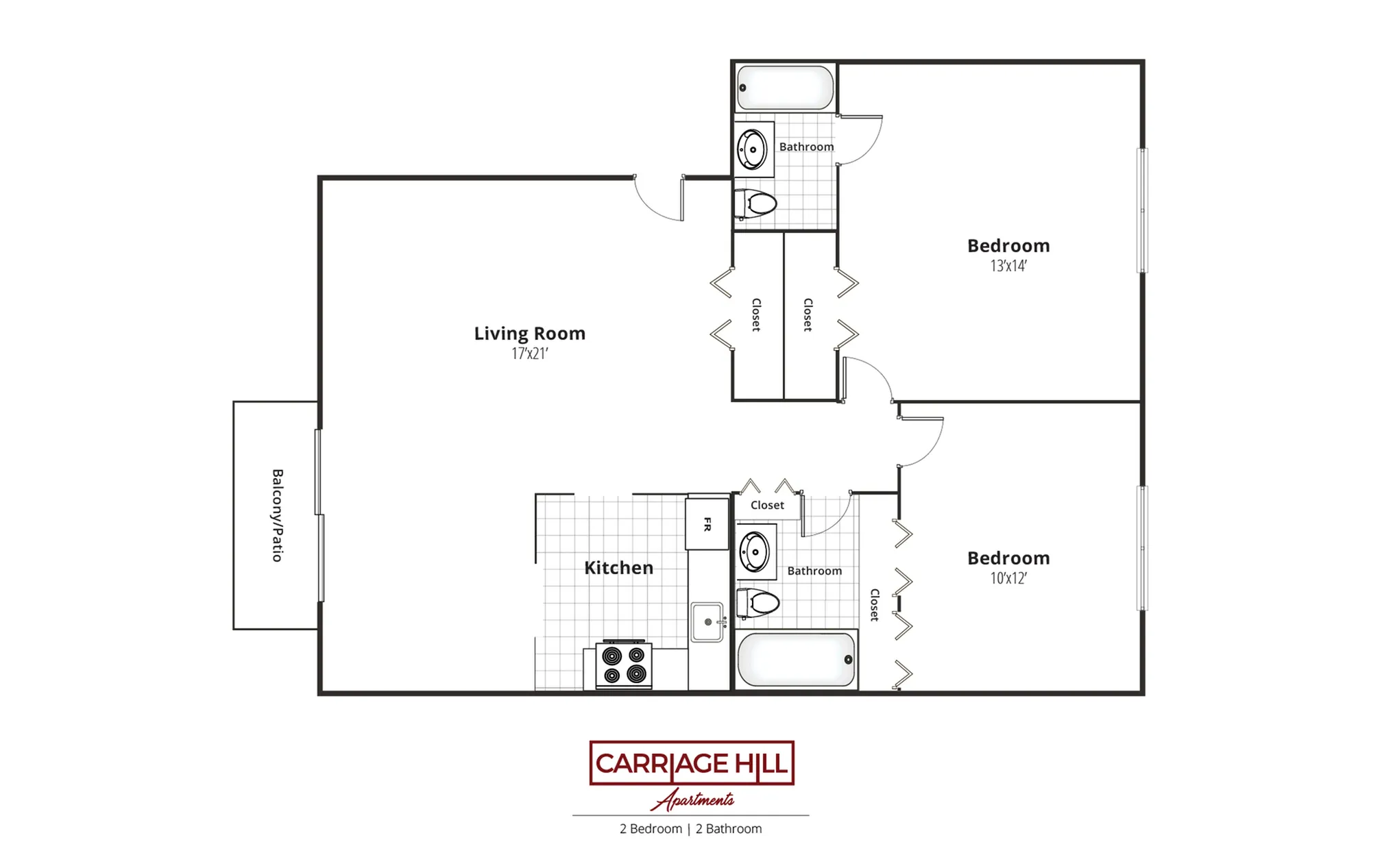 2 Bedroom | 2 Bathroom