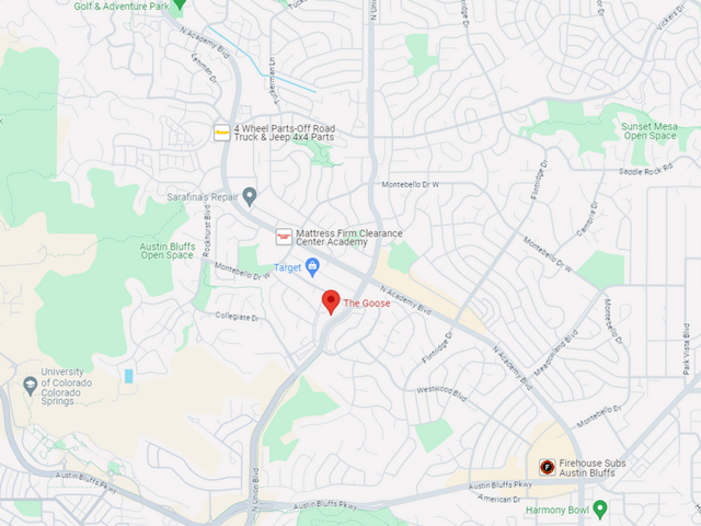 Map of Goose Apartments