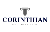 Elegant logo of Corinthian Asset Management featuring a classic column design, symbolizing strength and tradition.
