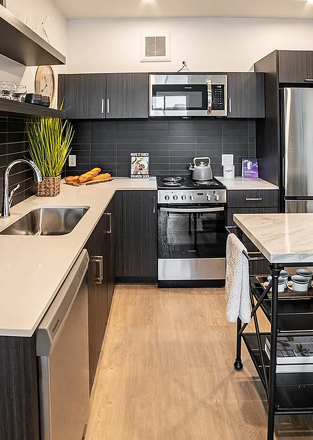 Denver Luxury Apartments - 4040 Fox Street Apartments Kitchen