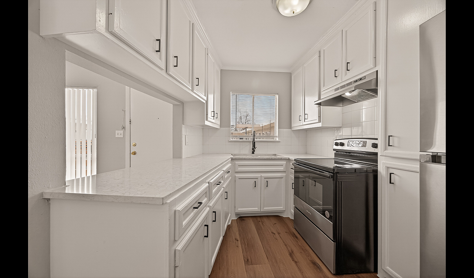 Kitchen with new appliances